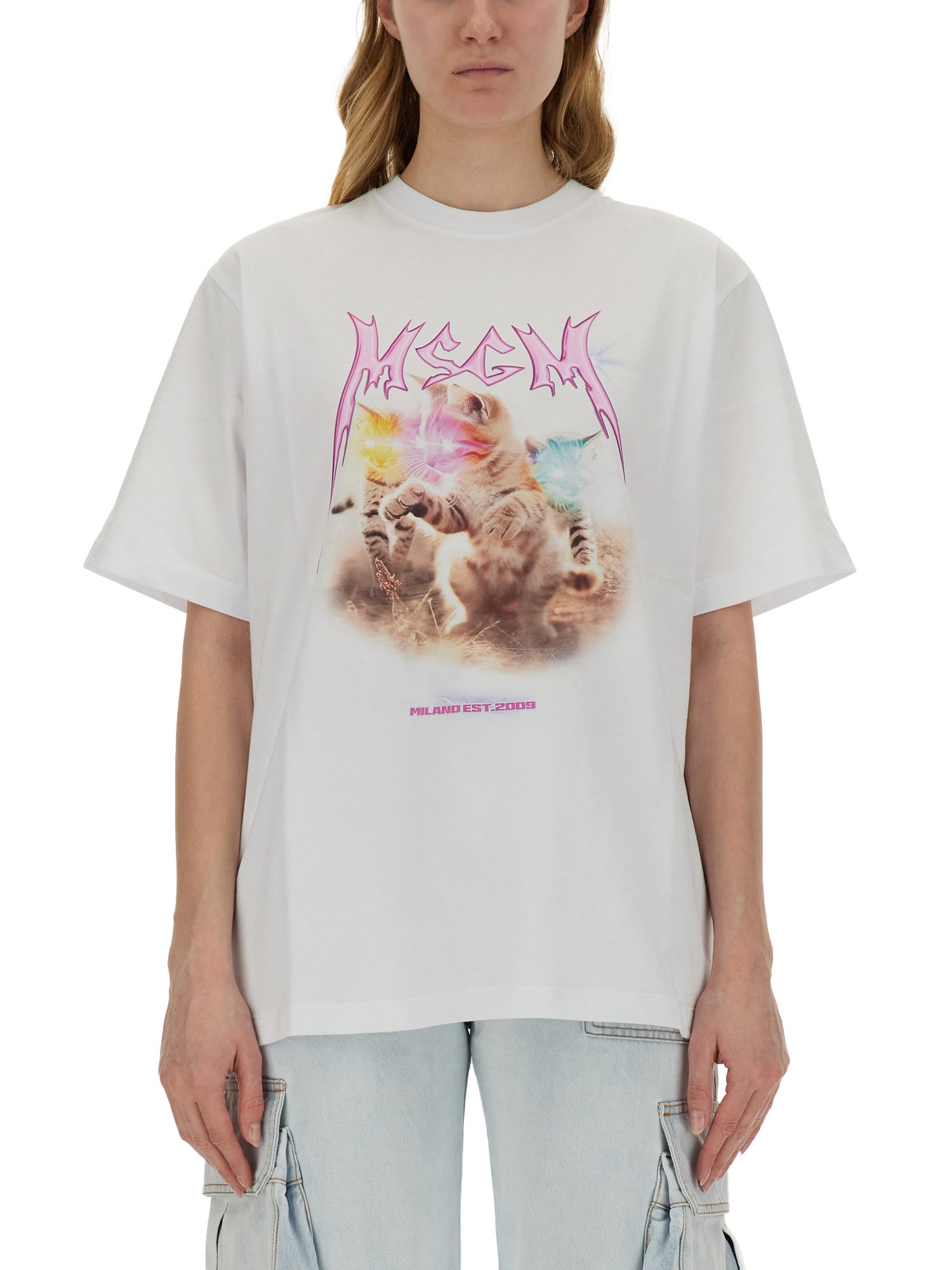 Msgm msgm t-shirt with print