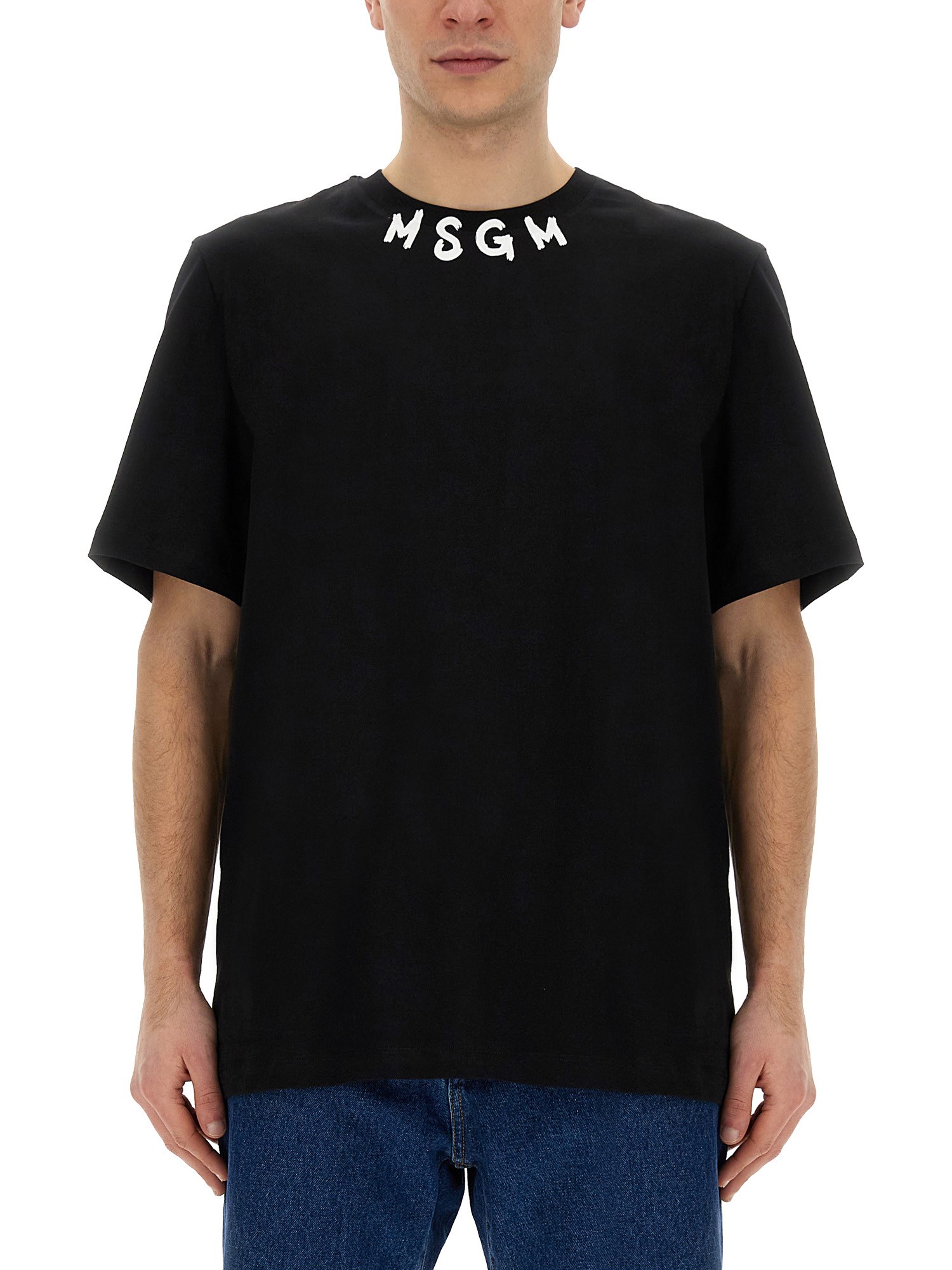 Msgm msgm t-shirt with logo