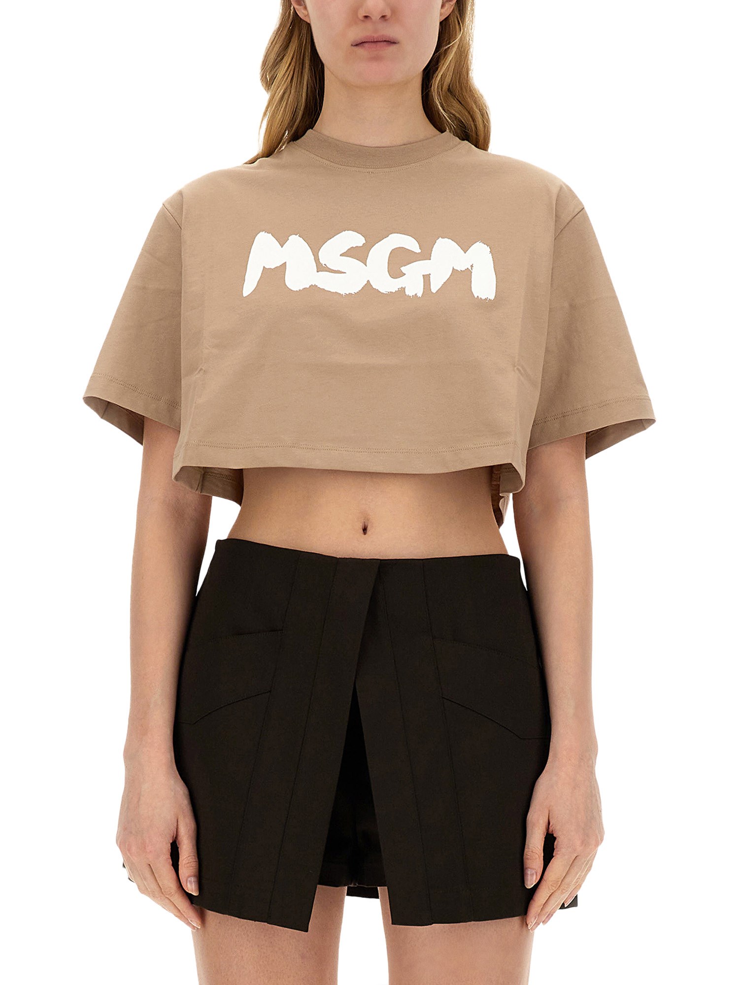 Msgm msgm t-shirt with logo