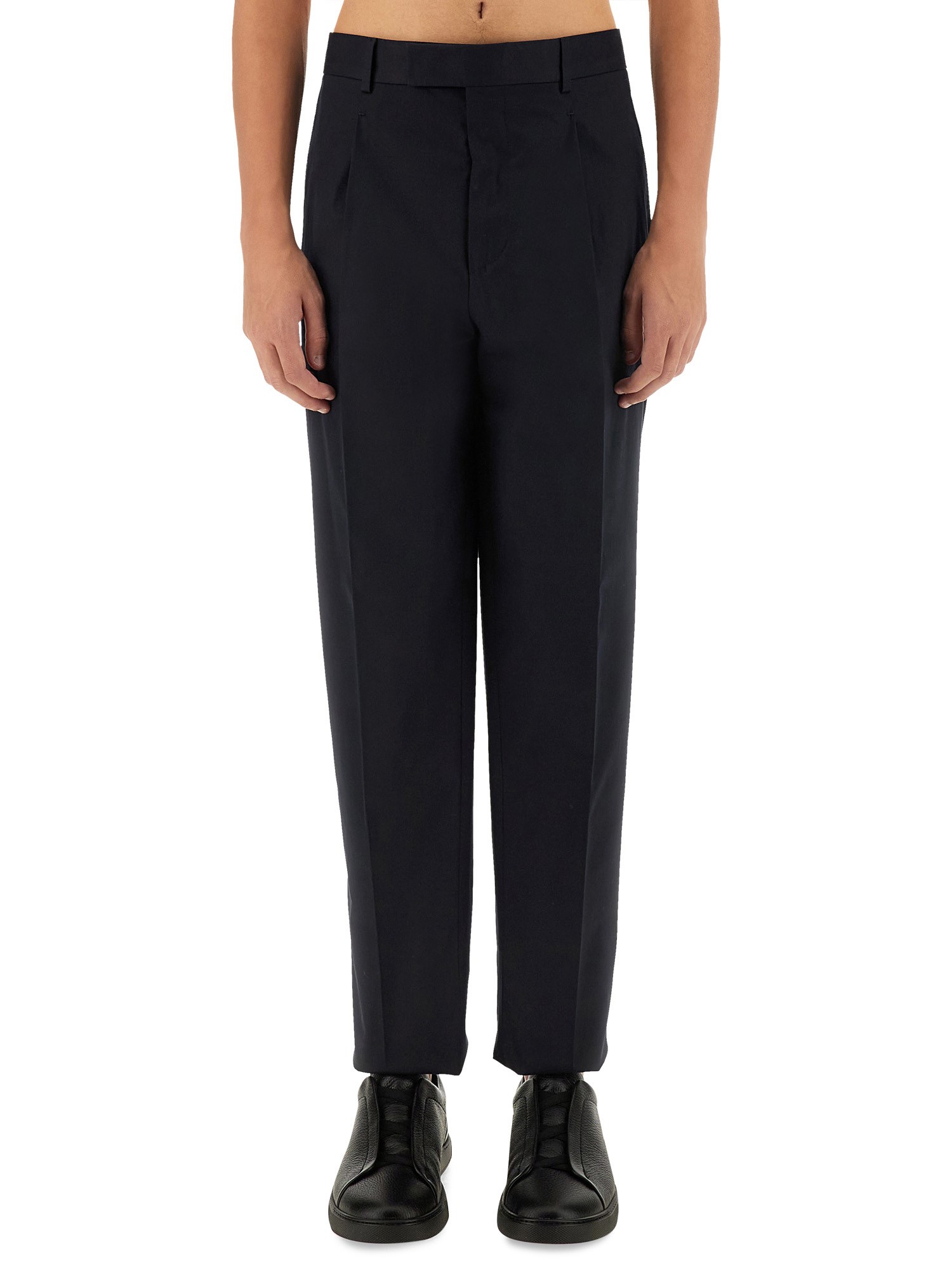 zegna zegna straight leg pants