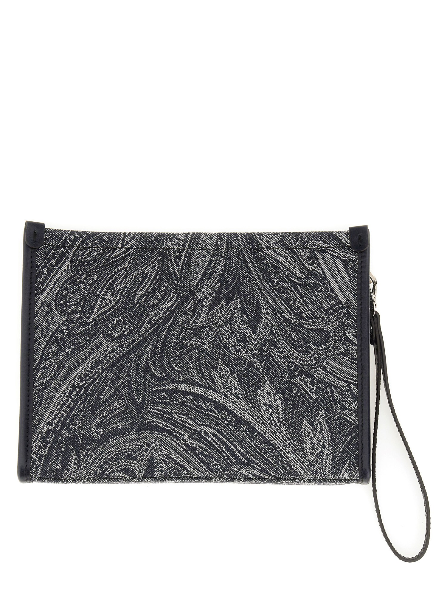 Etro etro paisley jacquard media pouch