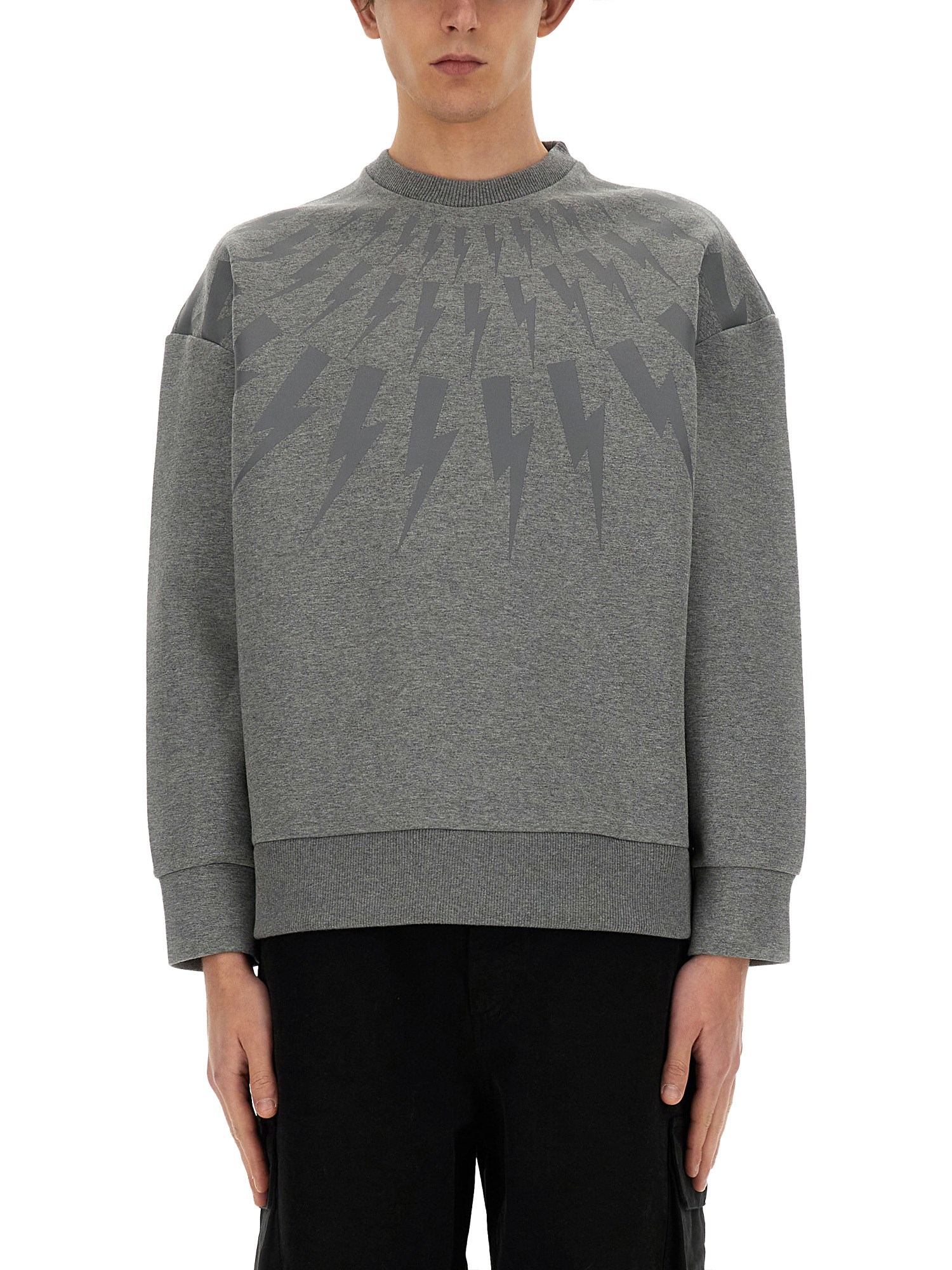 Neil Barrett neil barrett "thunderbolt" sweatshirt