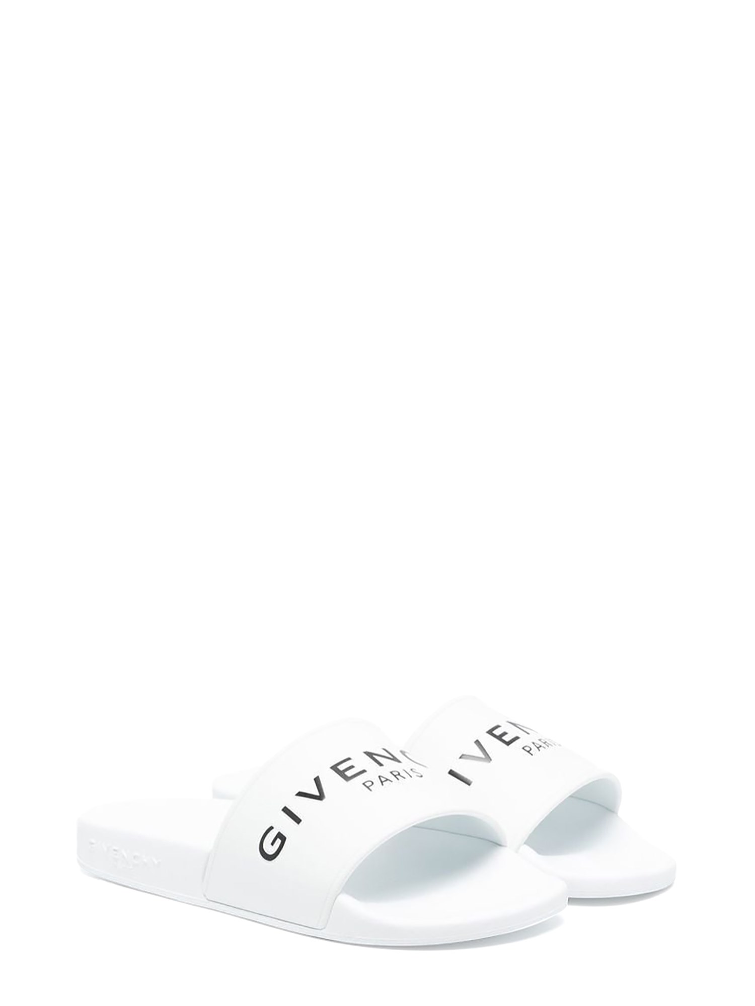 Givenchy givenchy rubber logo slippers