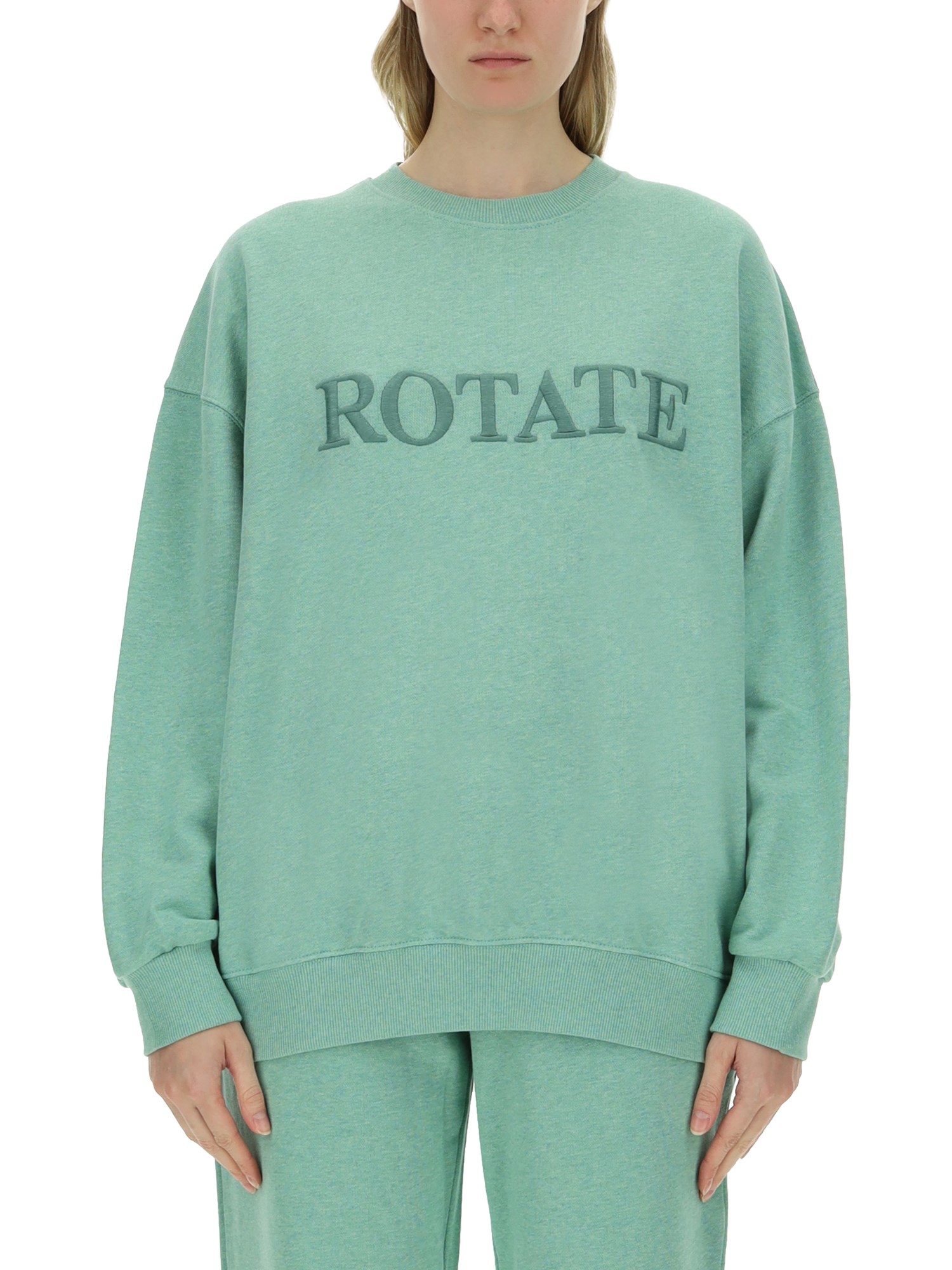  rotate birger christensen sweatshirt with logo