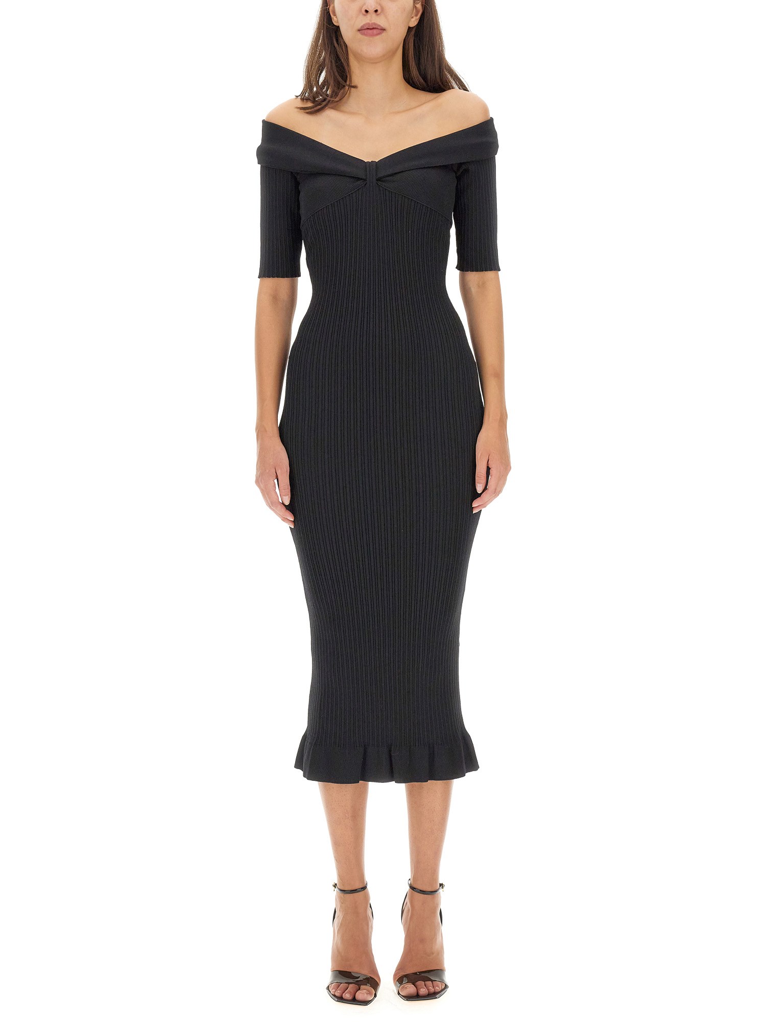 Philosophy Di Lorenzo Serafini philosophy di lorenzo serafini off-the-shoulder dress