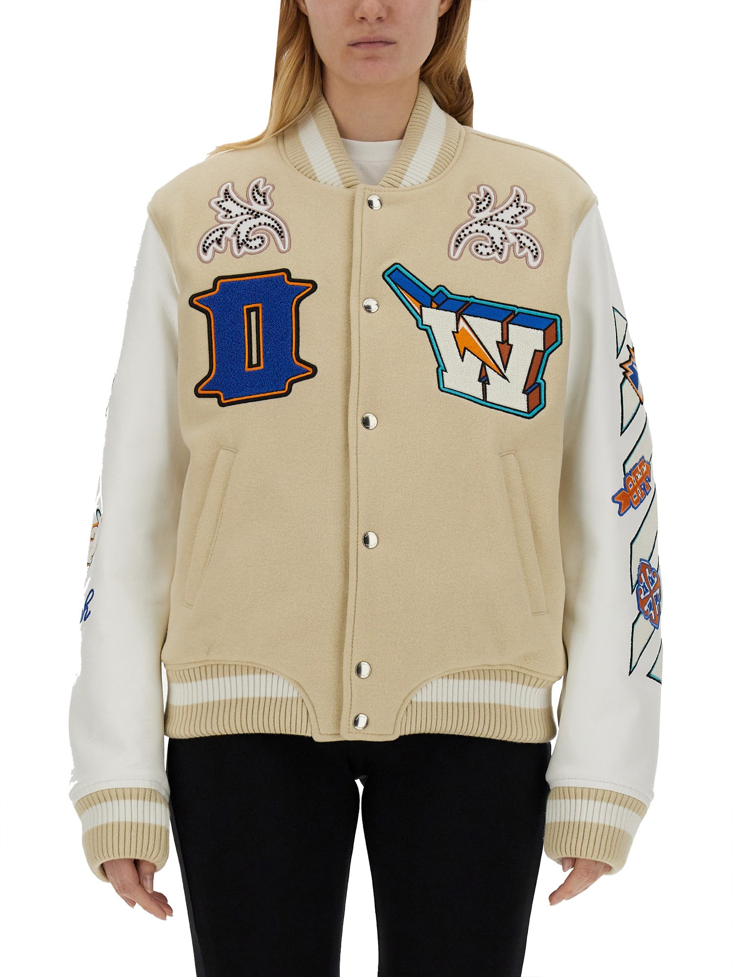 OFF-WHITE off-white varsity jacket