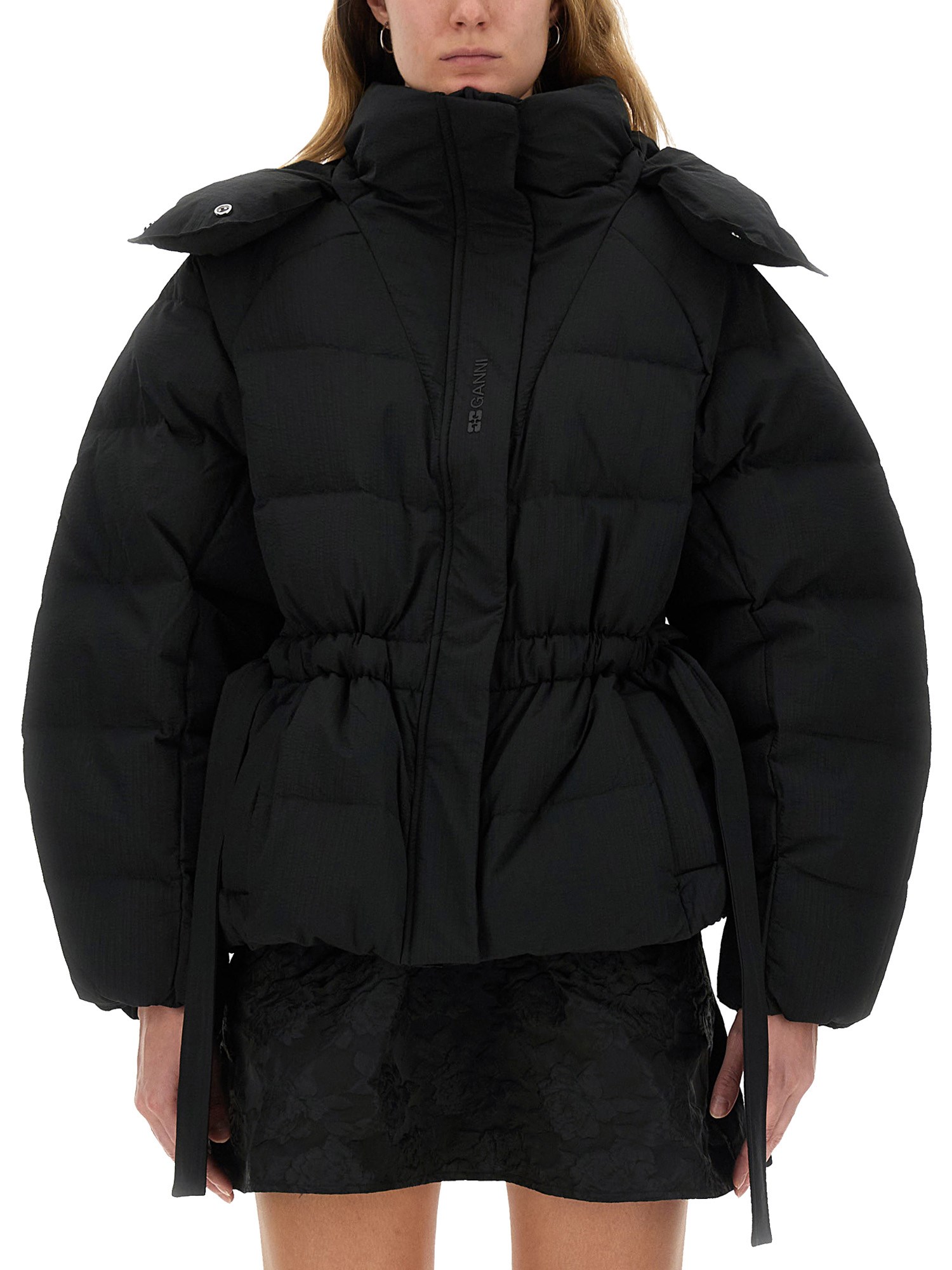 Ganni ganni oversize down jacket fit