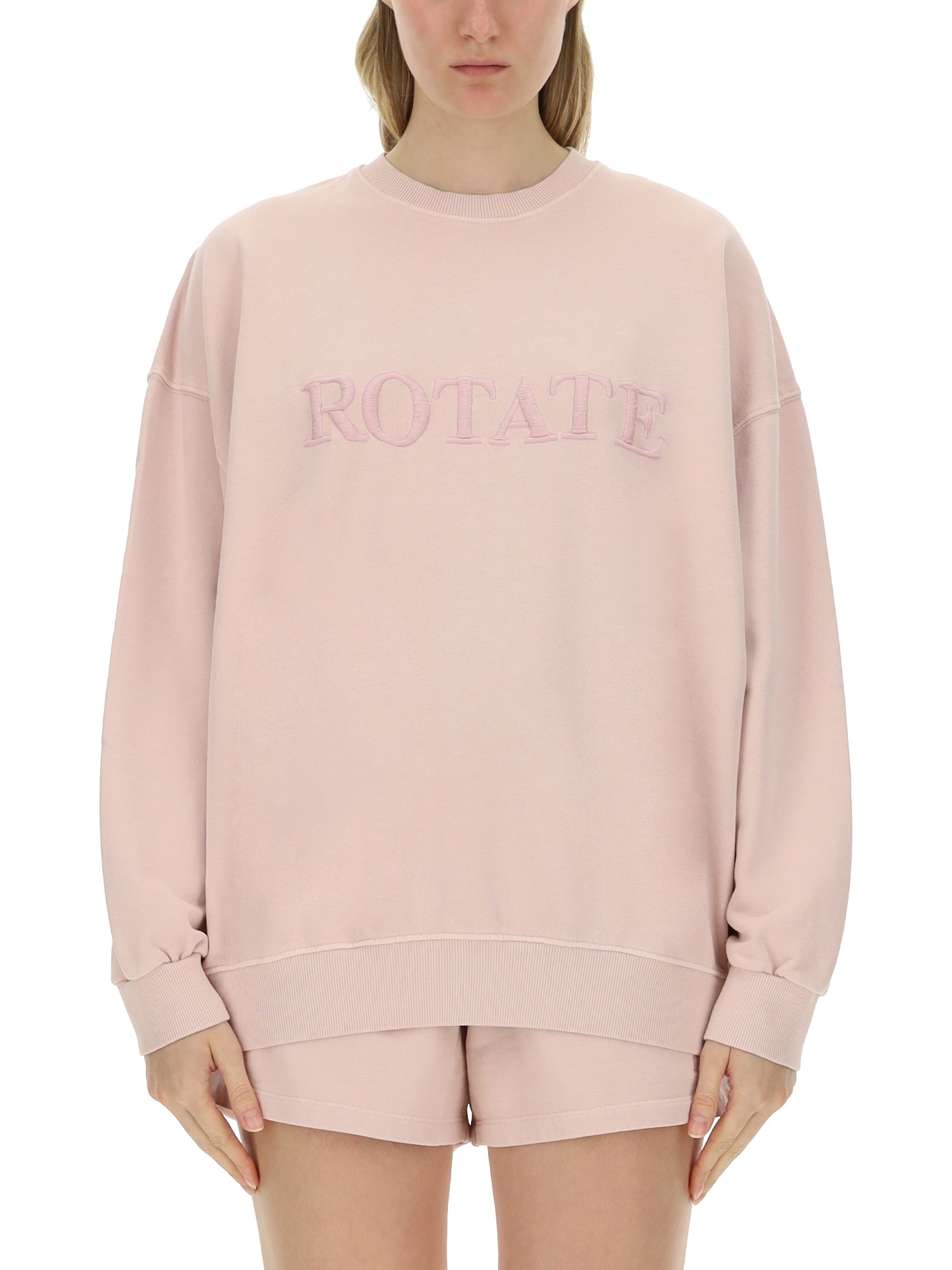  rotate birger christensen sweatshirt with logo