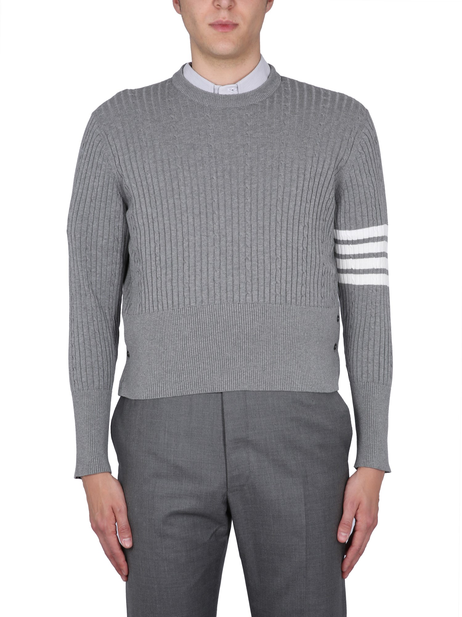 Thom Browne thom browne 4bar stripe jersey