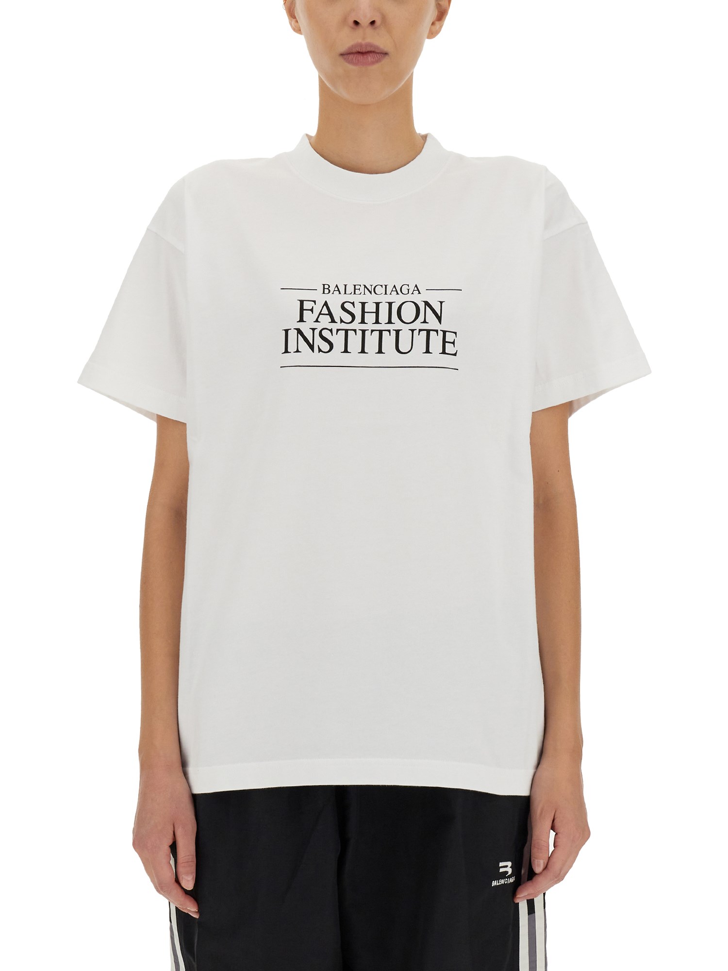 Balenciaga balenciaga fashion institute medium fit t-shirt