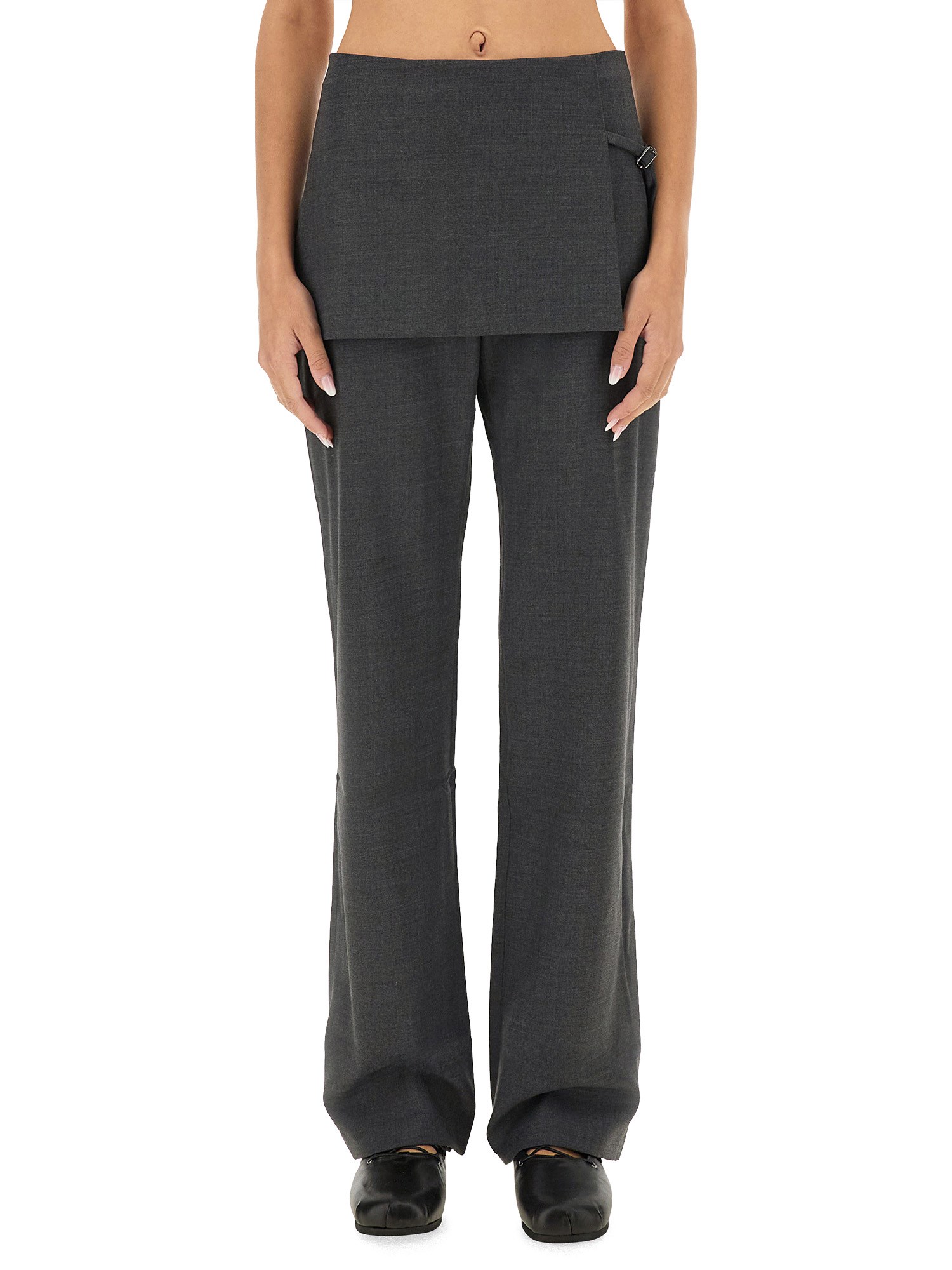 PALOMA WOOL paloma wool pants with miniskirt