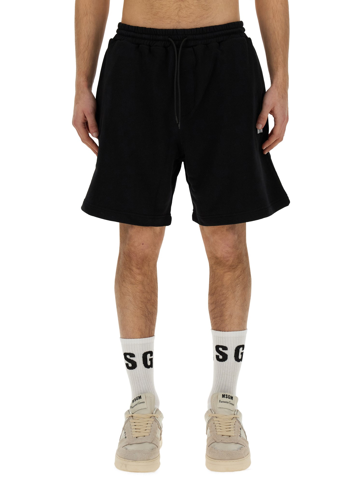 Msgm msgm bermuda with logo