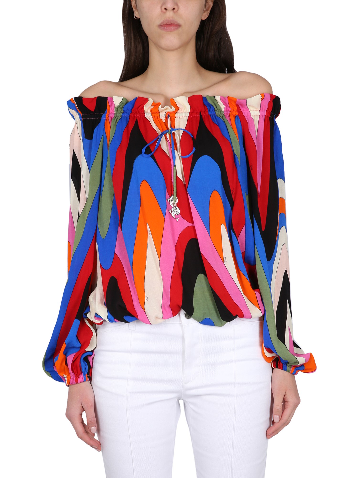 pucci pucci blouse with print