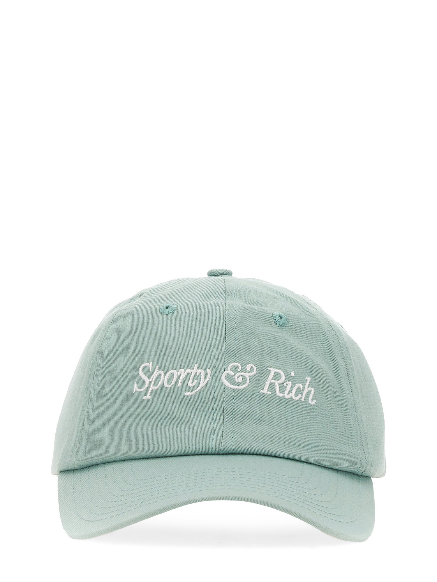 Sporty & Rich sporty & rich hat with logo in italics