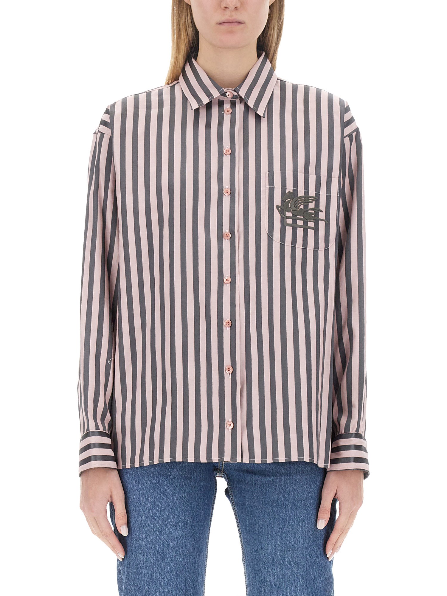 Etro etro shirt with logo