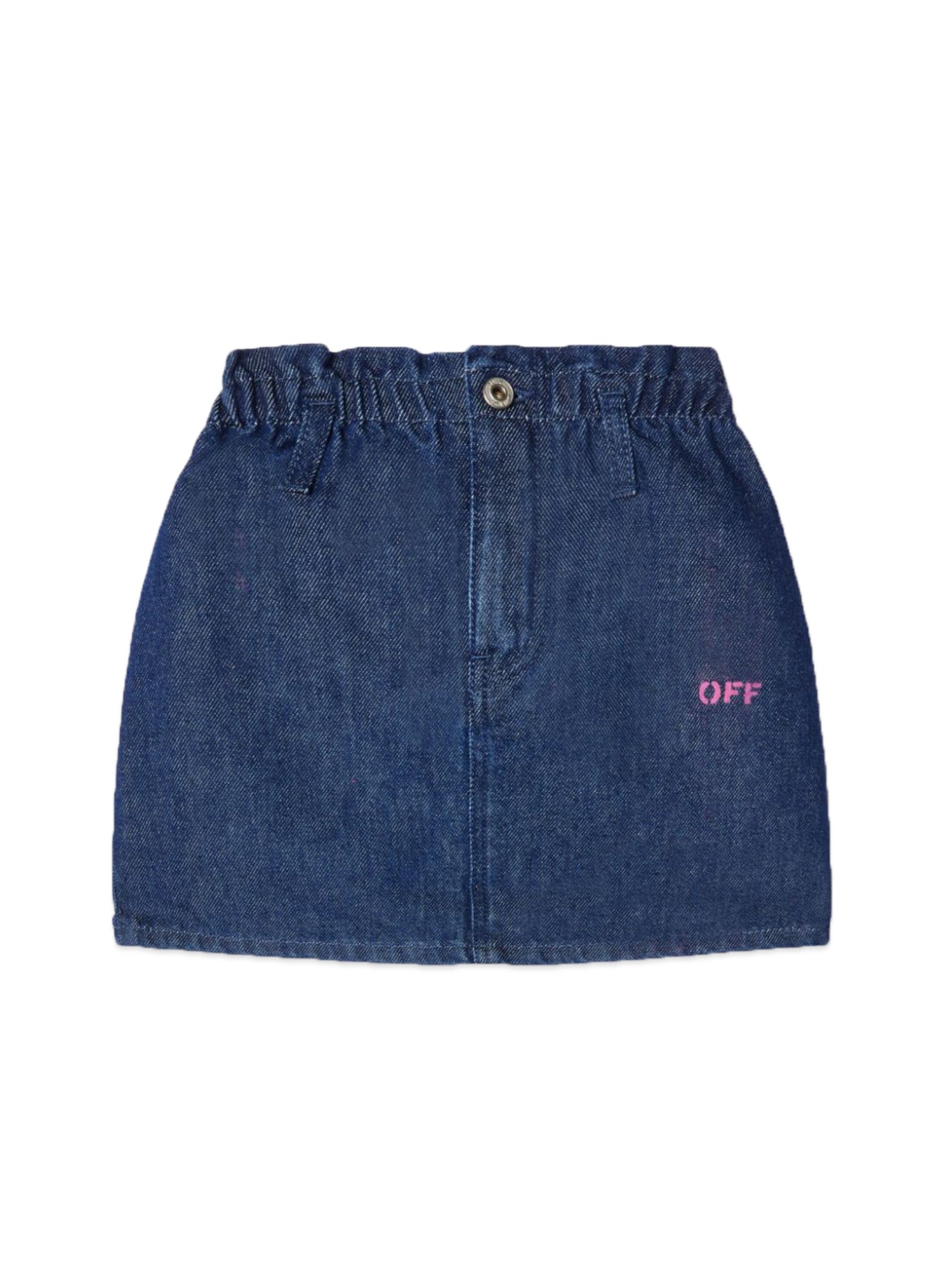 OFF-WHITE off-white off print plain denim skirt