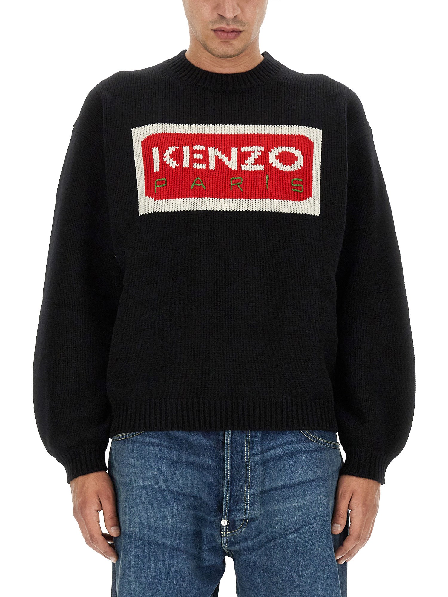 Kenzo kenzo jersey with logo inlay