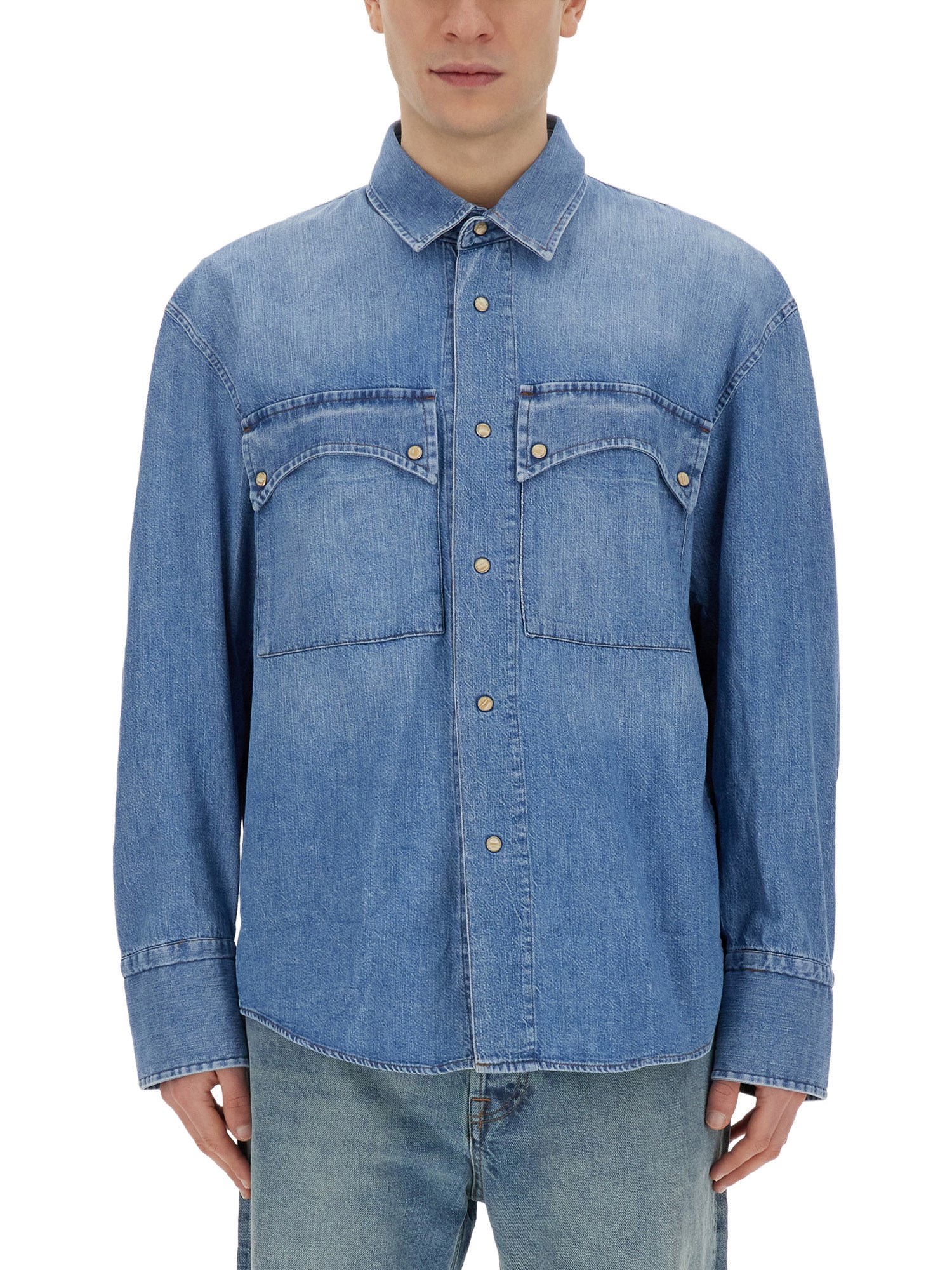 Amish amish denim shirt