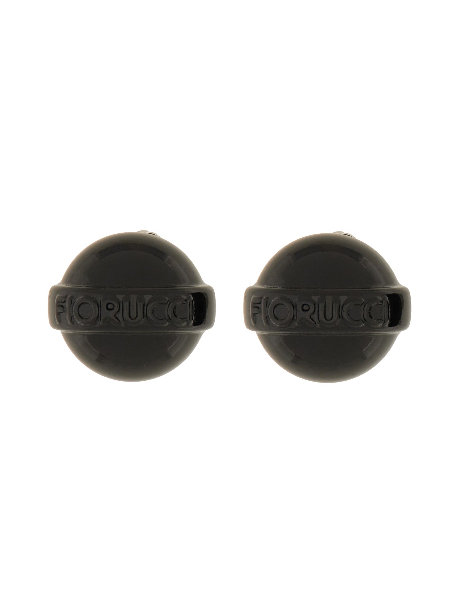  fiorucci glossy black mini lollipop earring