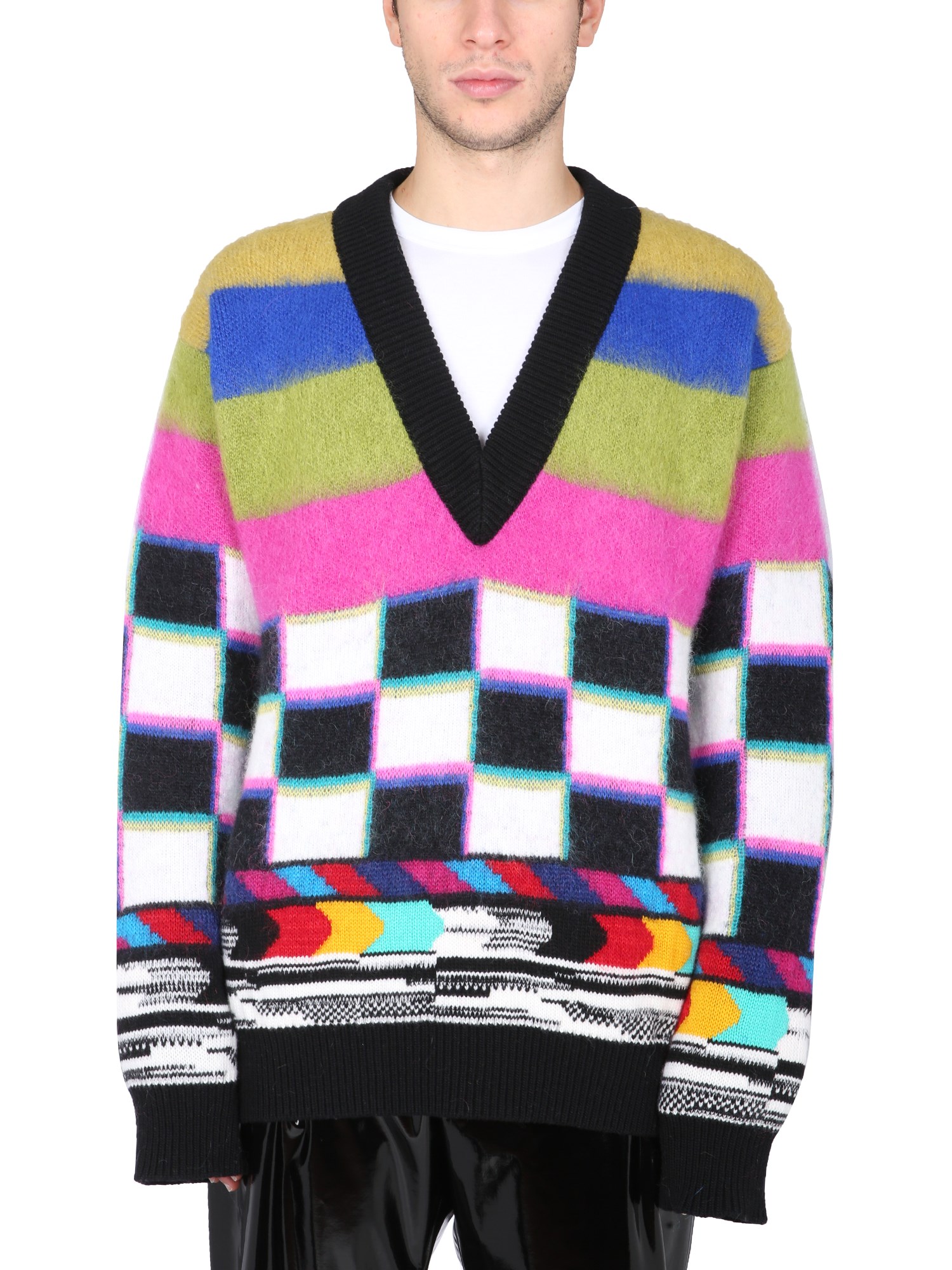 Dolce & Gabbana dolce & gabbana "glitch" sweater