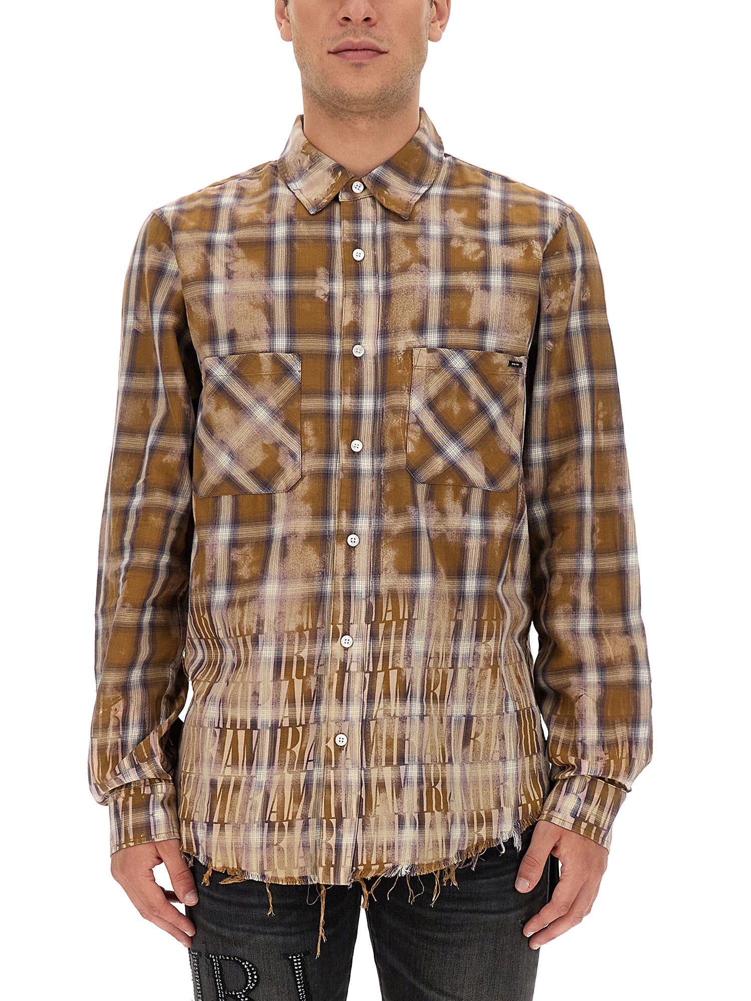 Amiri amiri flannel shirt