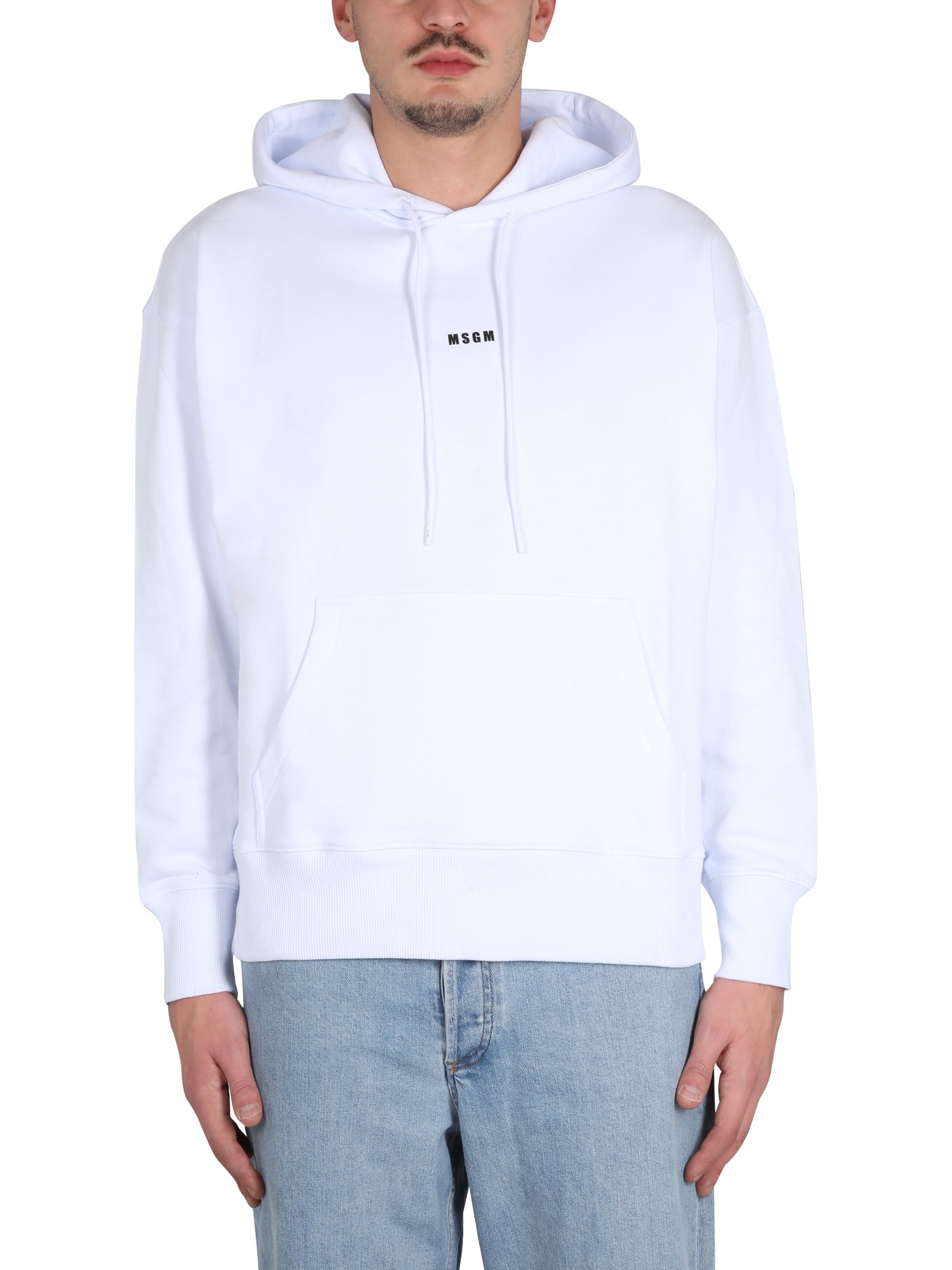 Msgm msgm sweatshirt with micro logo