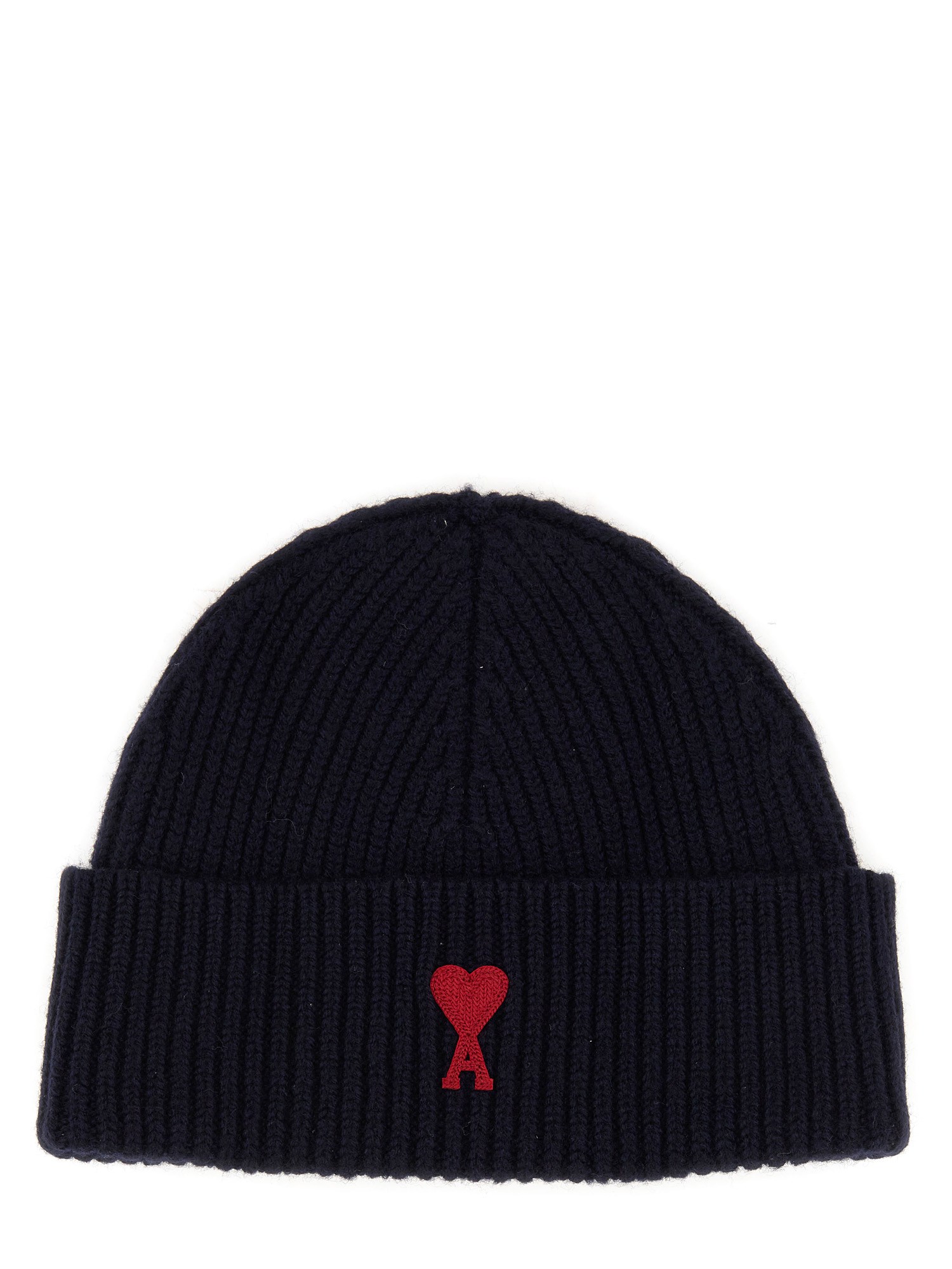 Ami Paris ami paris beanie hat with logo