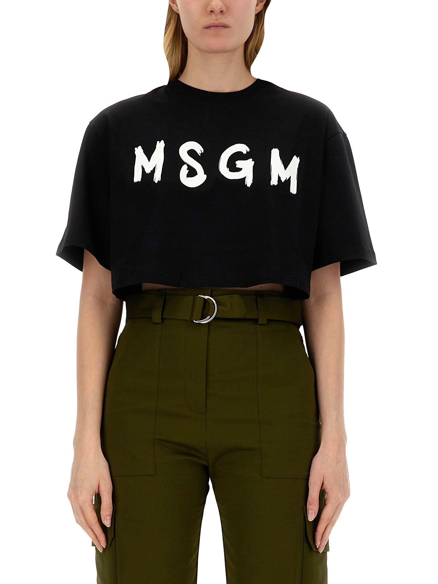 Msgm msgm t-shirt with logo