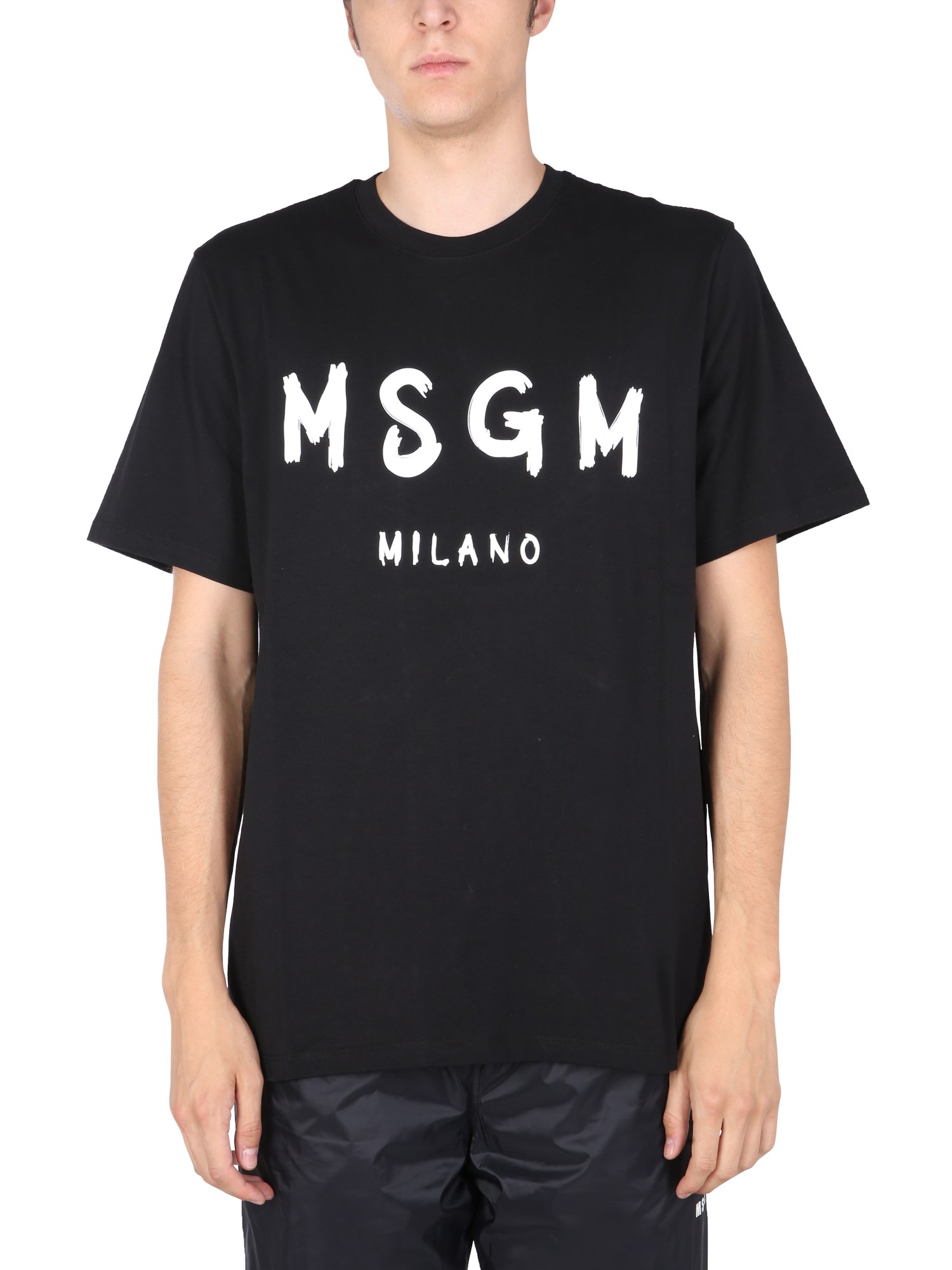 Msgm msgm t-shirt with brushed logo