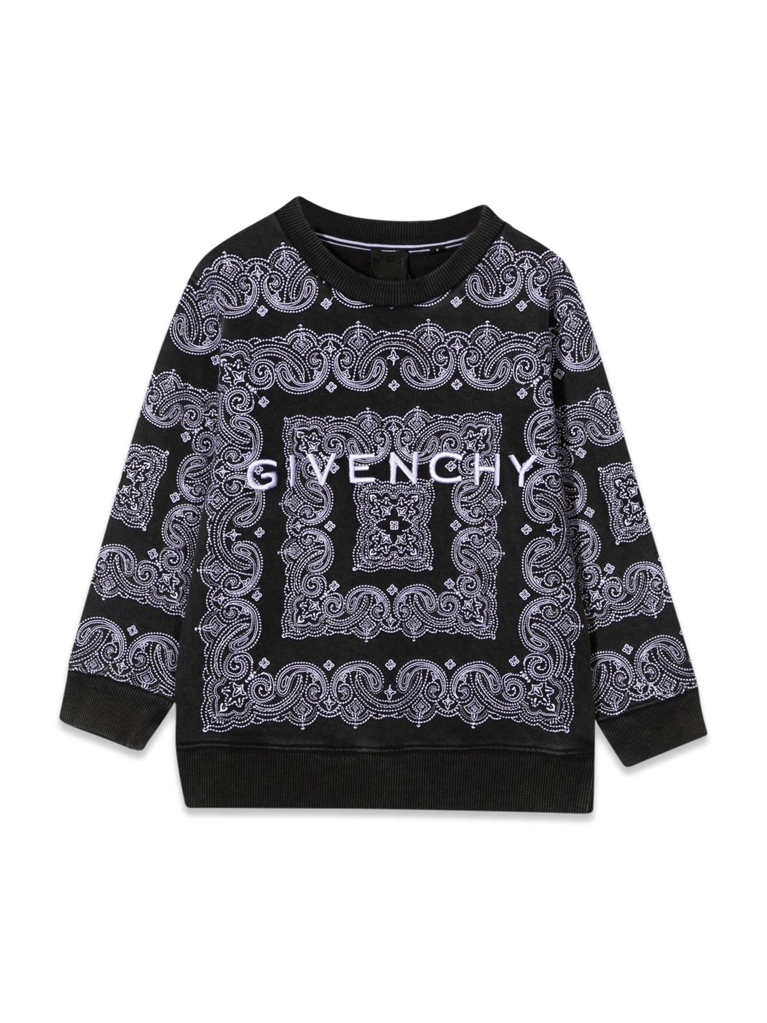 Givenchy givenchy crewneck sweatshirt patterned print and logo