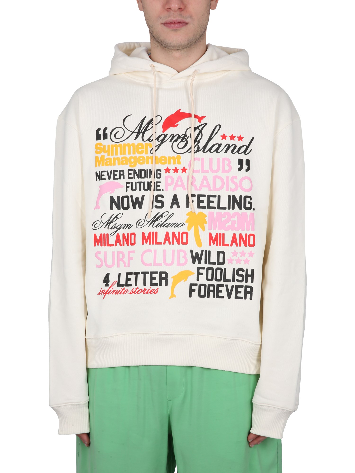 Msgm msgm sweatshirt with logo