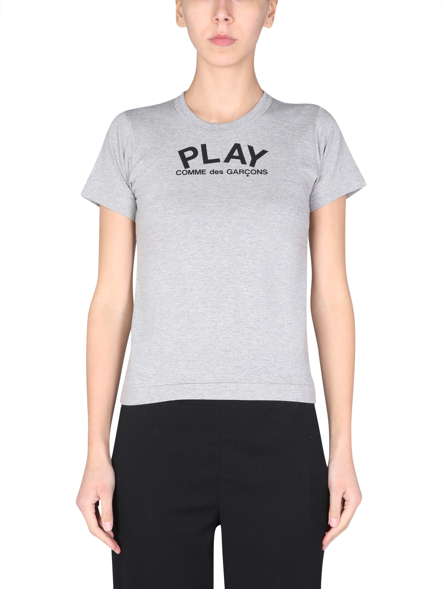 Comme Des Garçons Play comme des garcons play cotton t-shirt with logo print