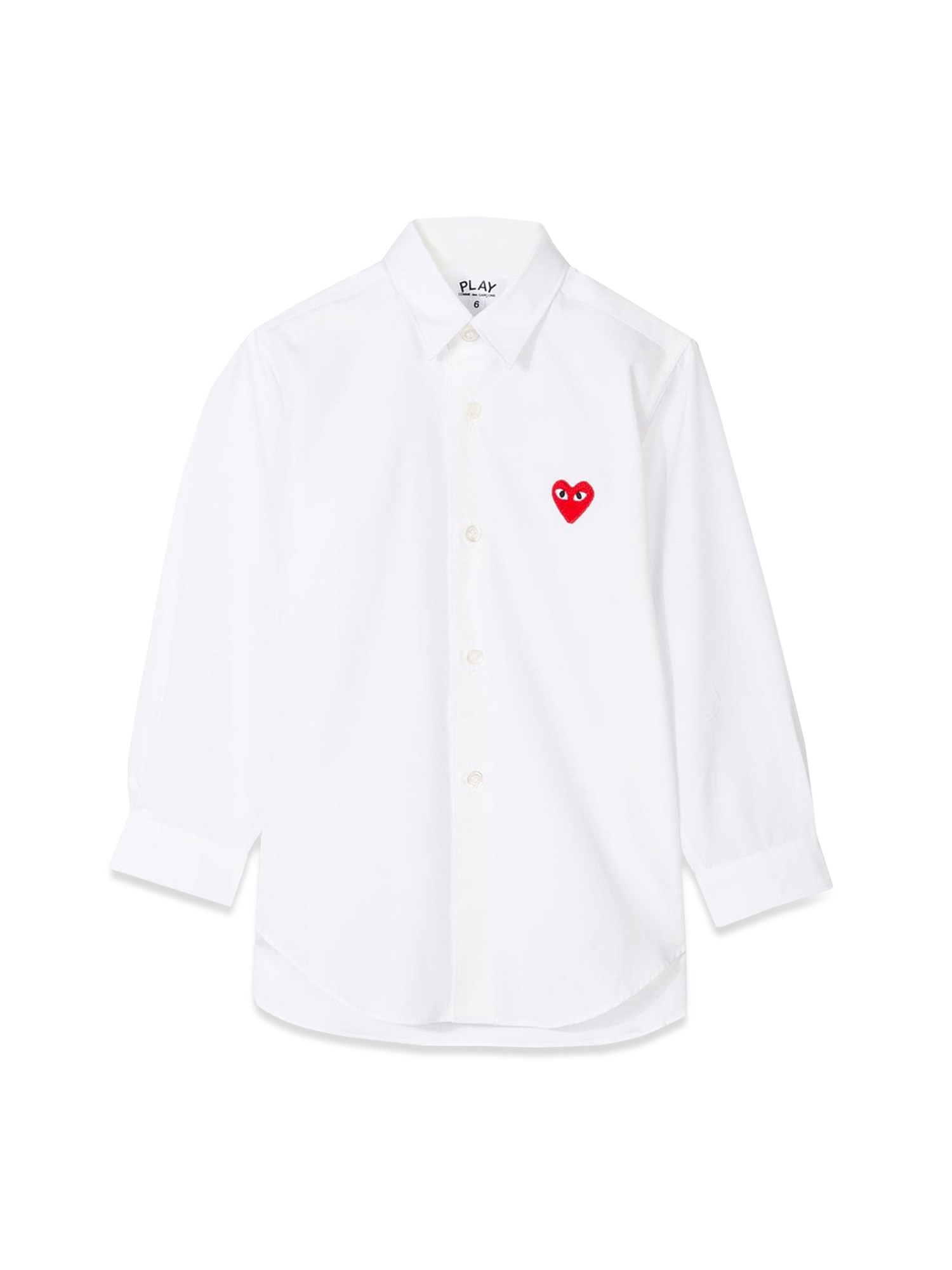 Comme Des Garçons Play comme des garcons play red heart m/l shirt