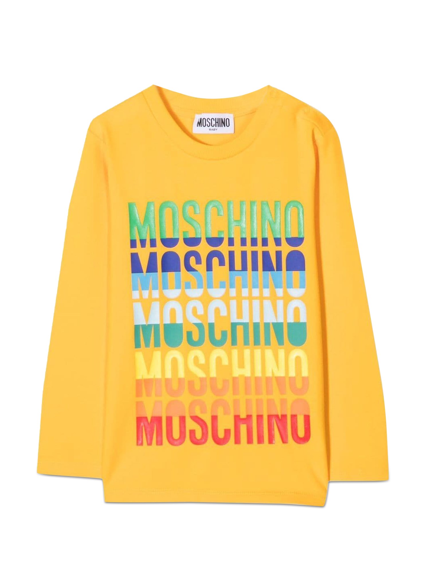 Moschino moschino t-shirt con logo multicolor