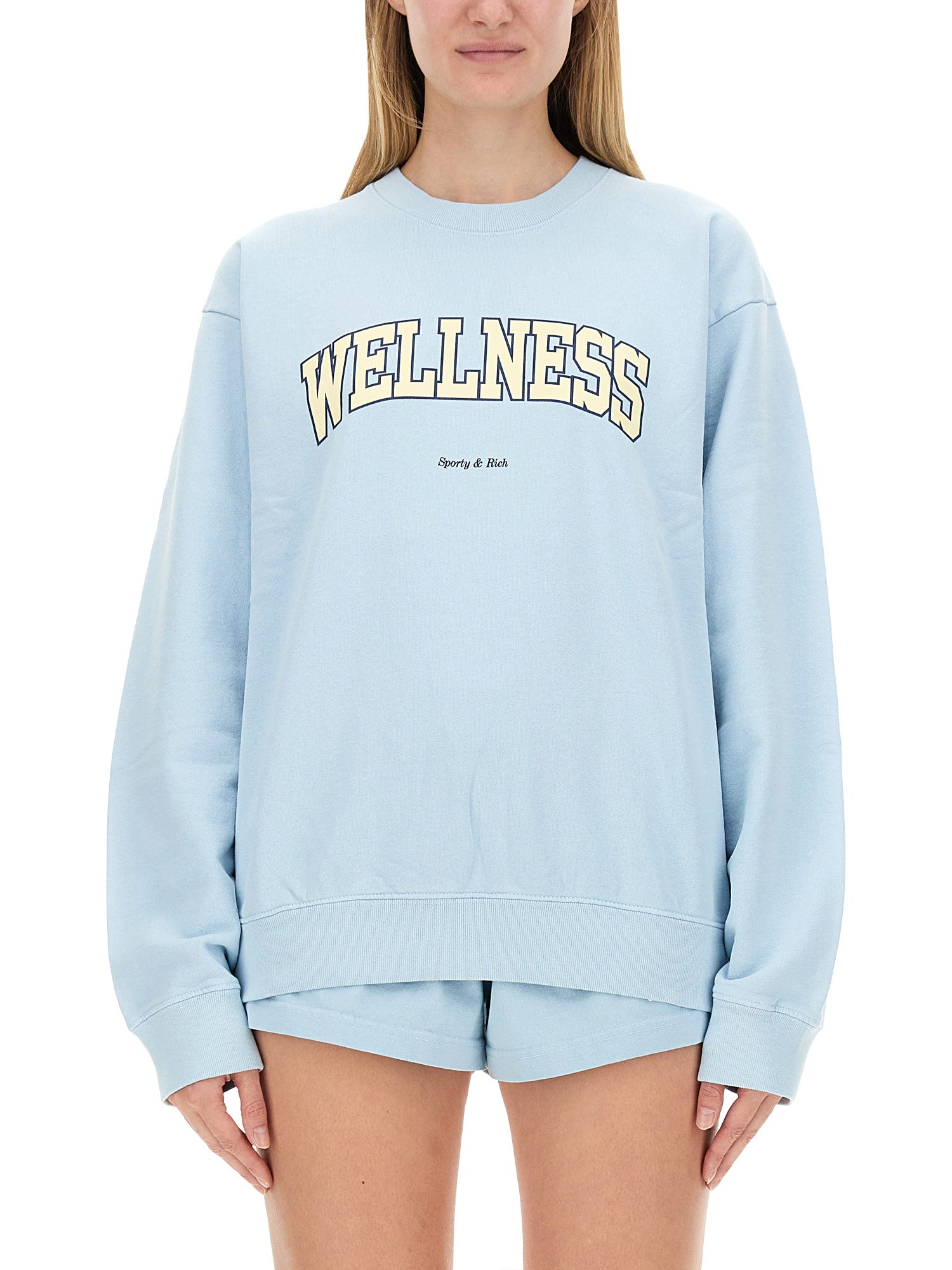 Sporty & Rich sporty & rich sweatshirt with logo