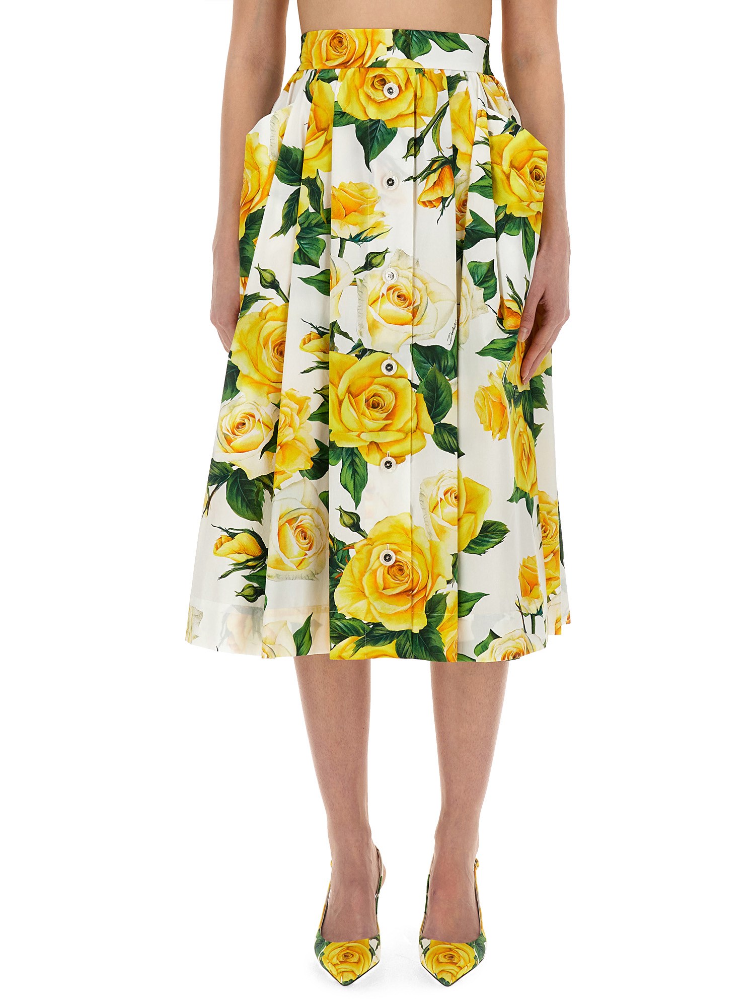 Dolce & Gabbana dolce & gabbana flower print full skirt