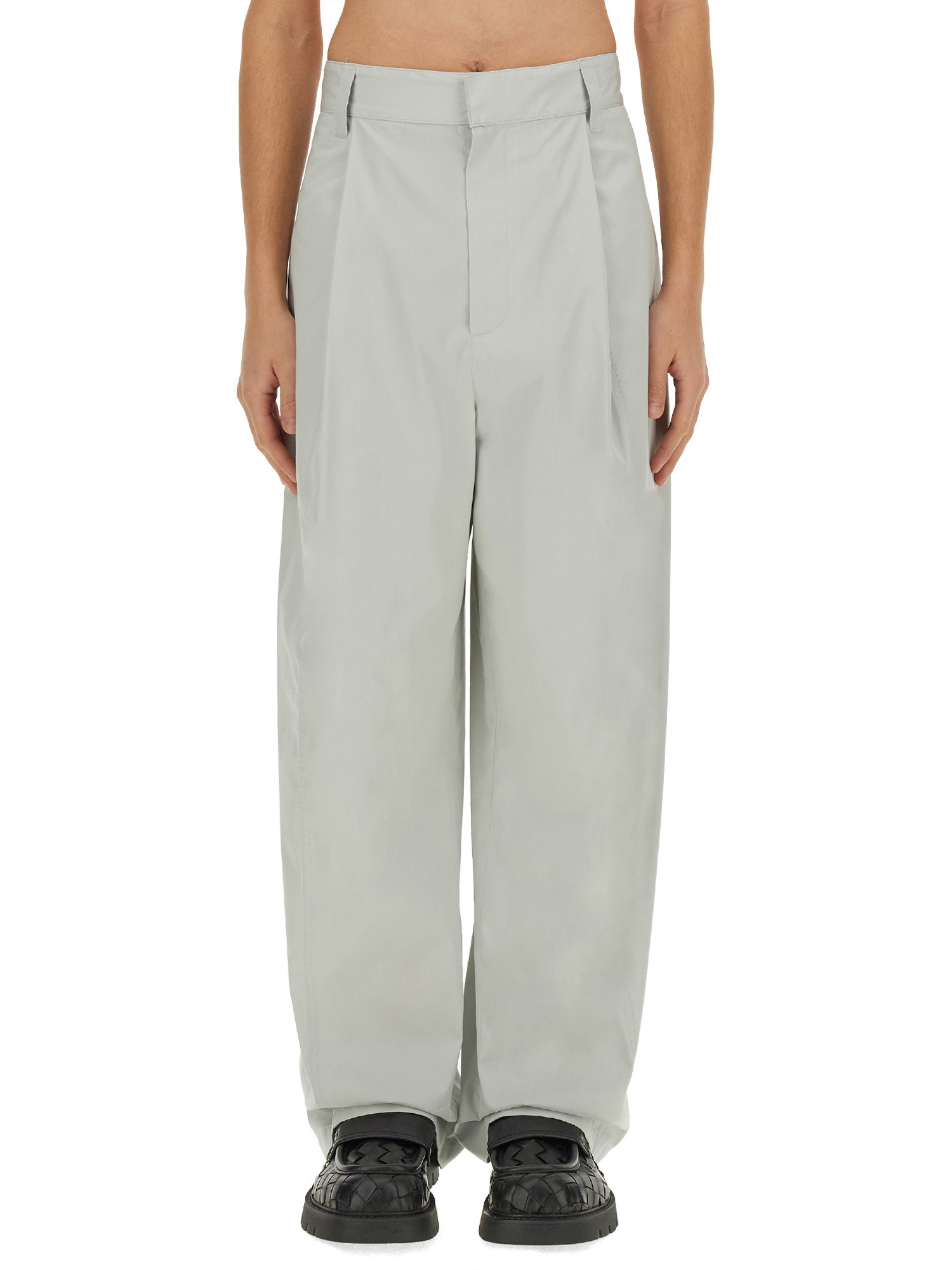 Bottega Veneta bottega veneta silk and cotton pants