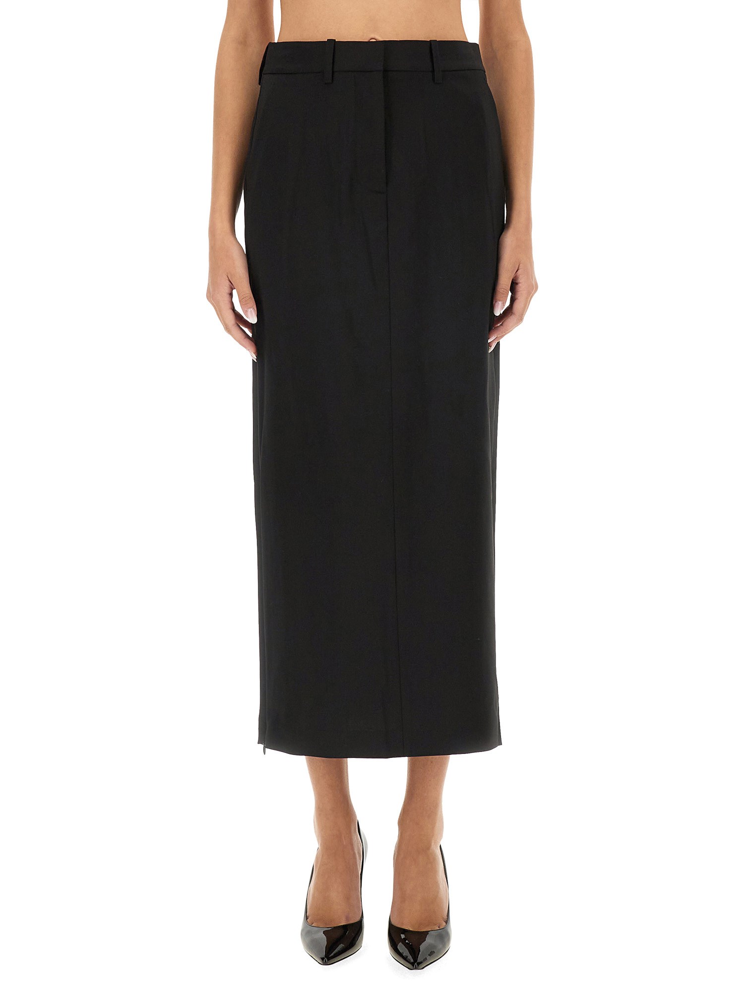 Helmut Lang helmut lang wool skirt