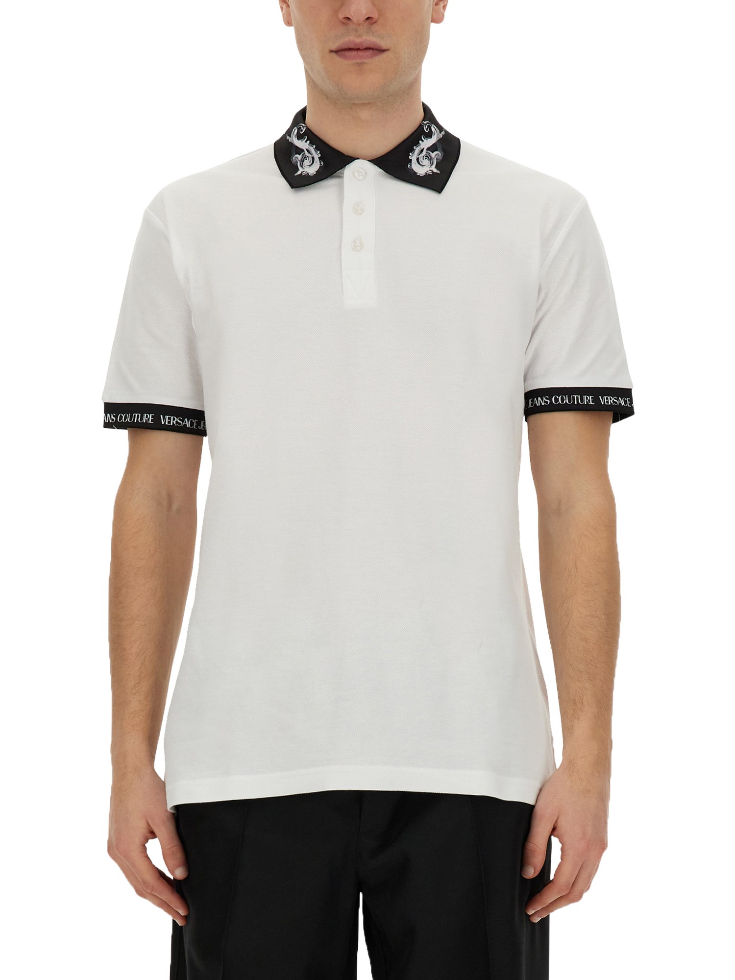 Versace Jeans Couture versace jeans couture polo with logo