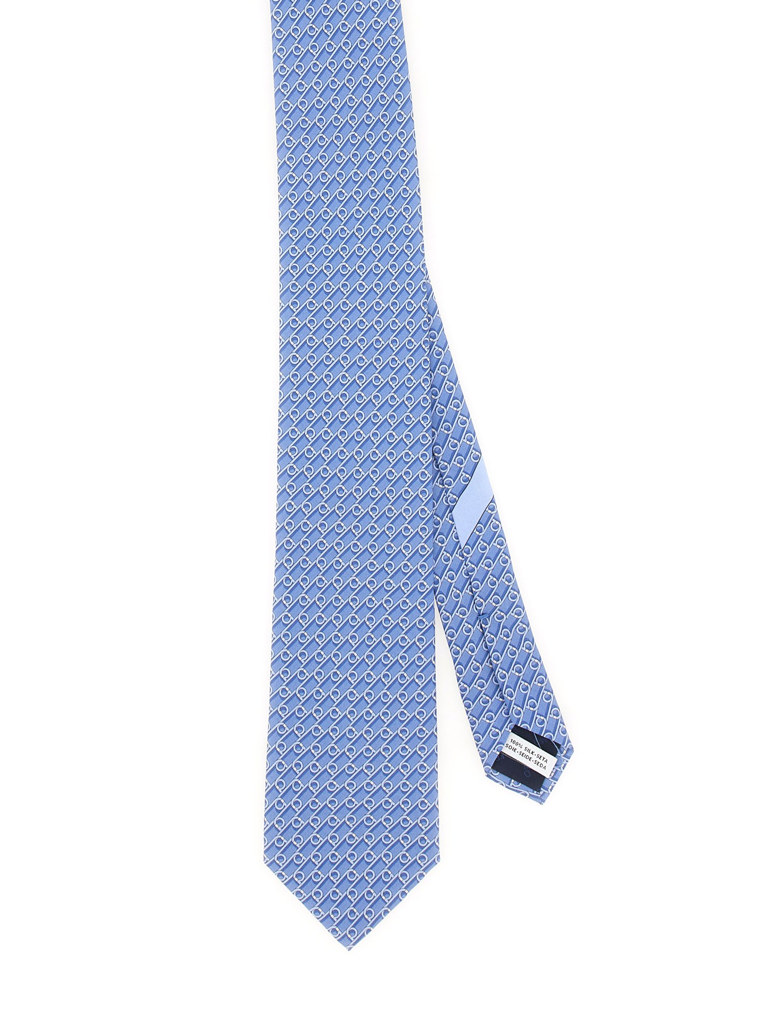 Ferragamo ferragamo tie with gancini print