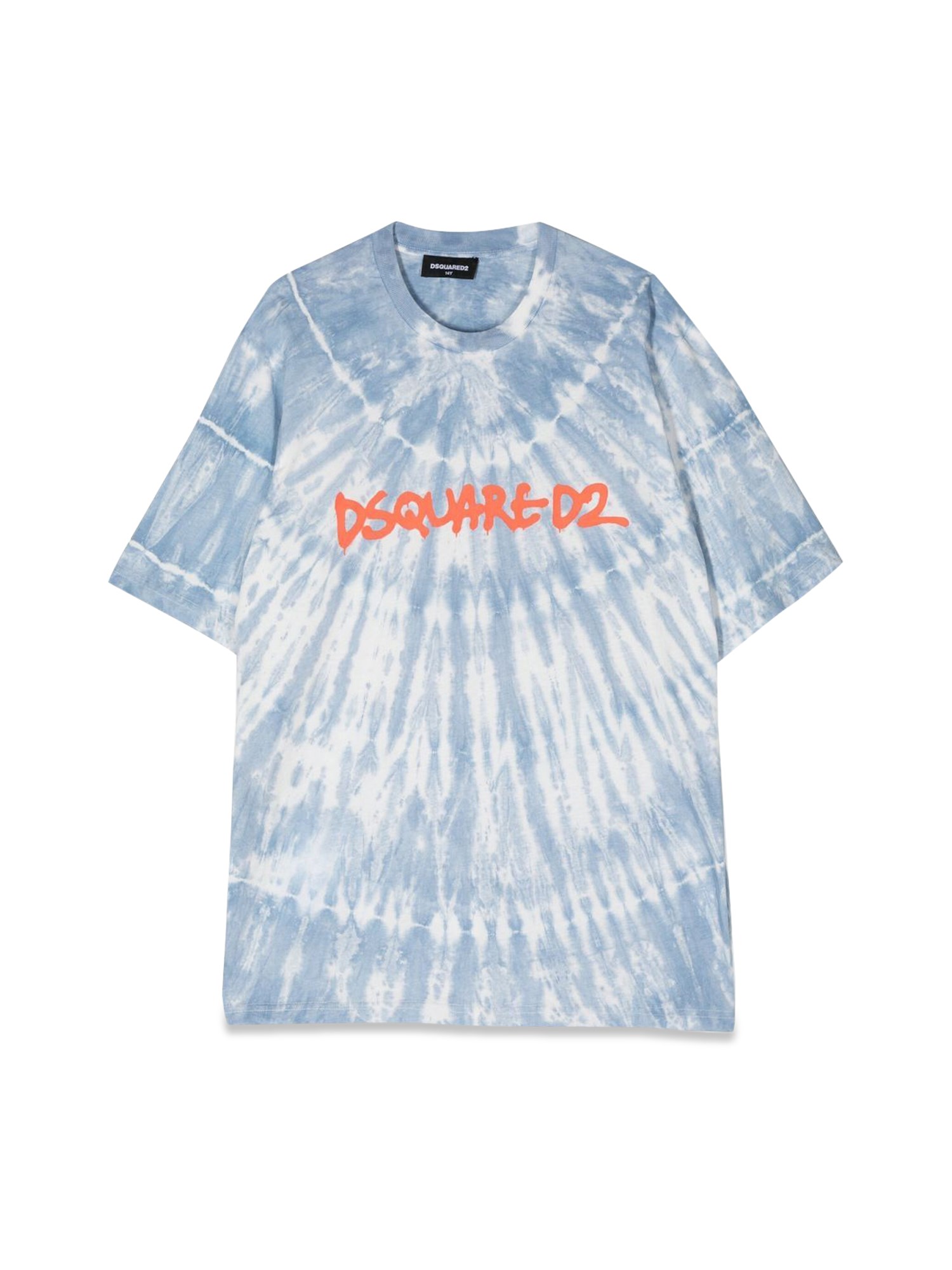 dsquared dsquared mc logo slouch fit t-shirt