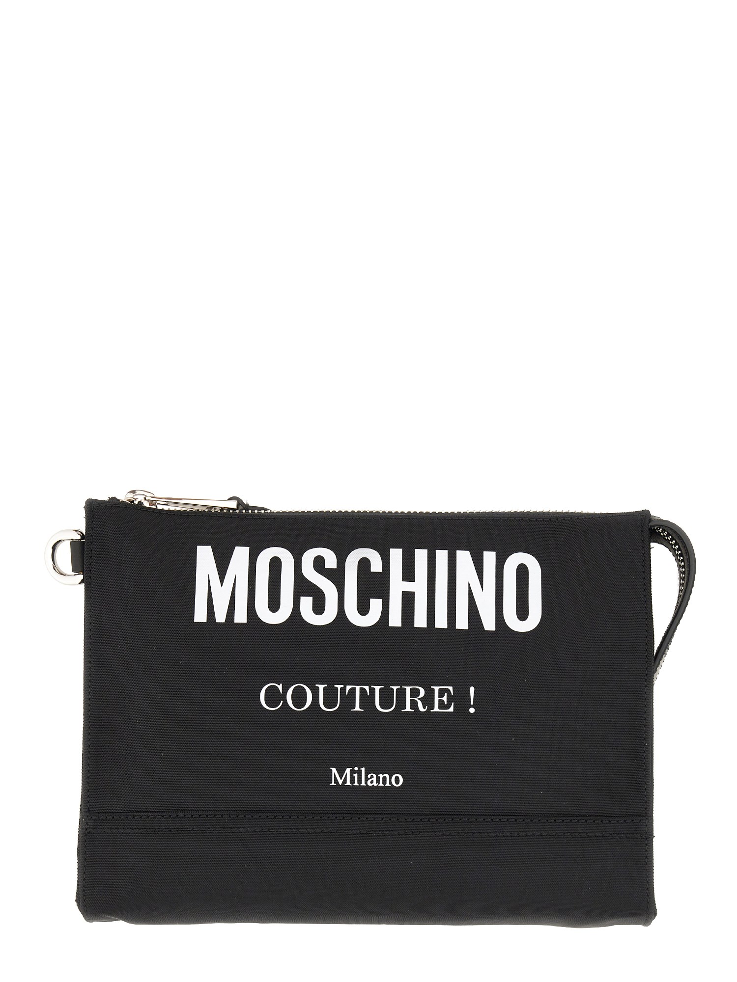 Moschino moschino clutch bag with logo