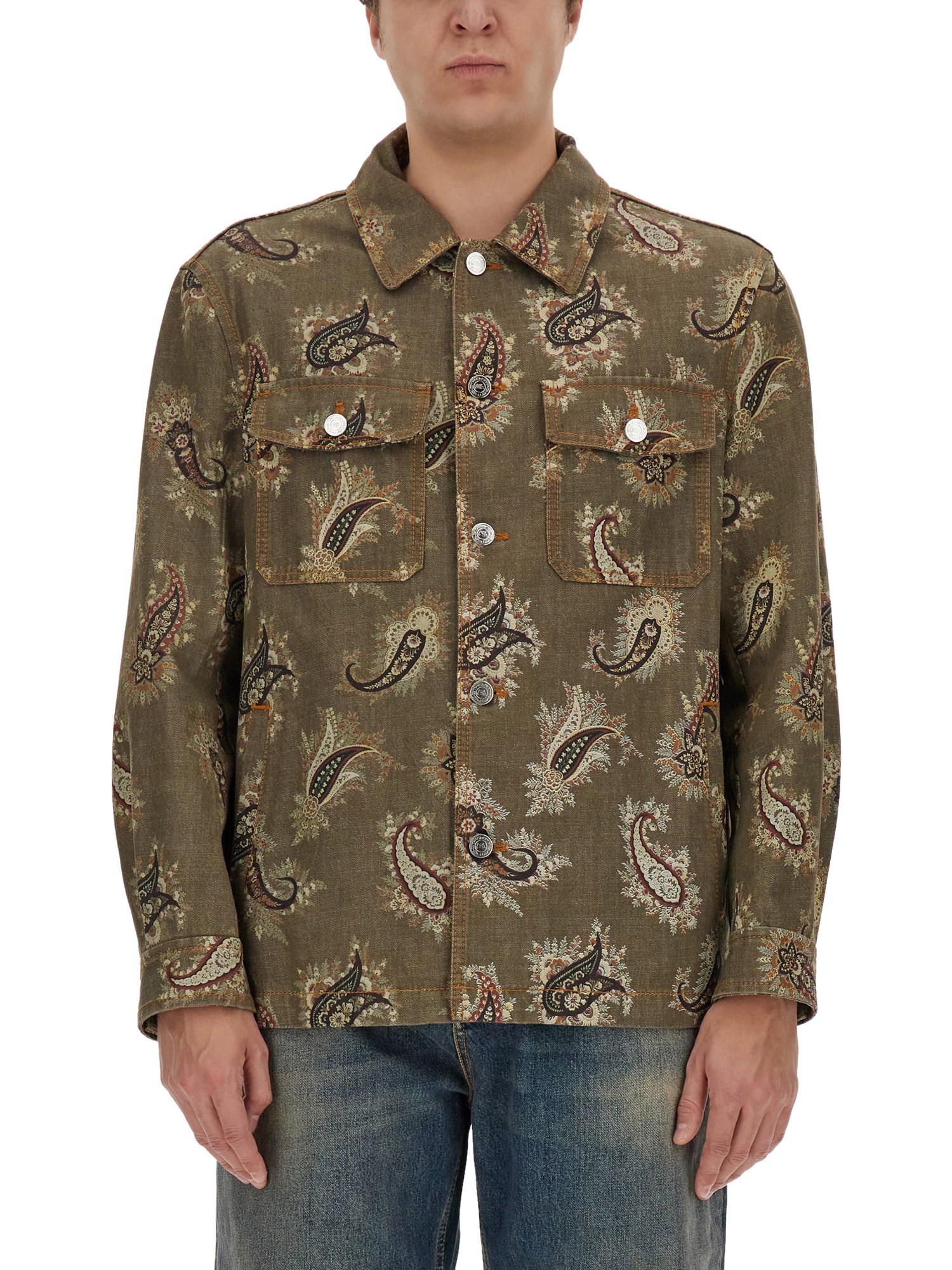 Etro etro paisley print shirt