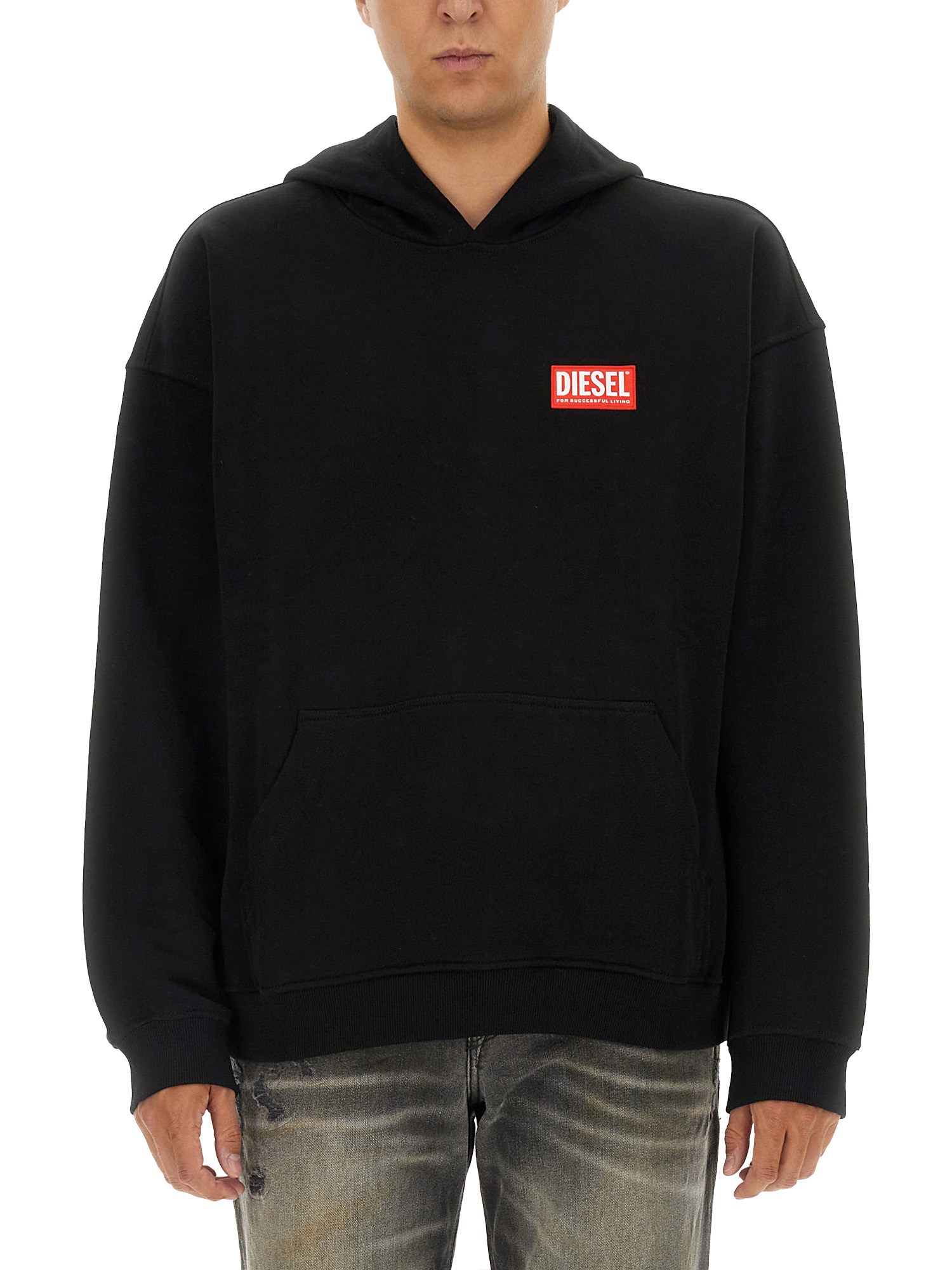 Diesel diesel's-boxt-hood-lab sweatshirt