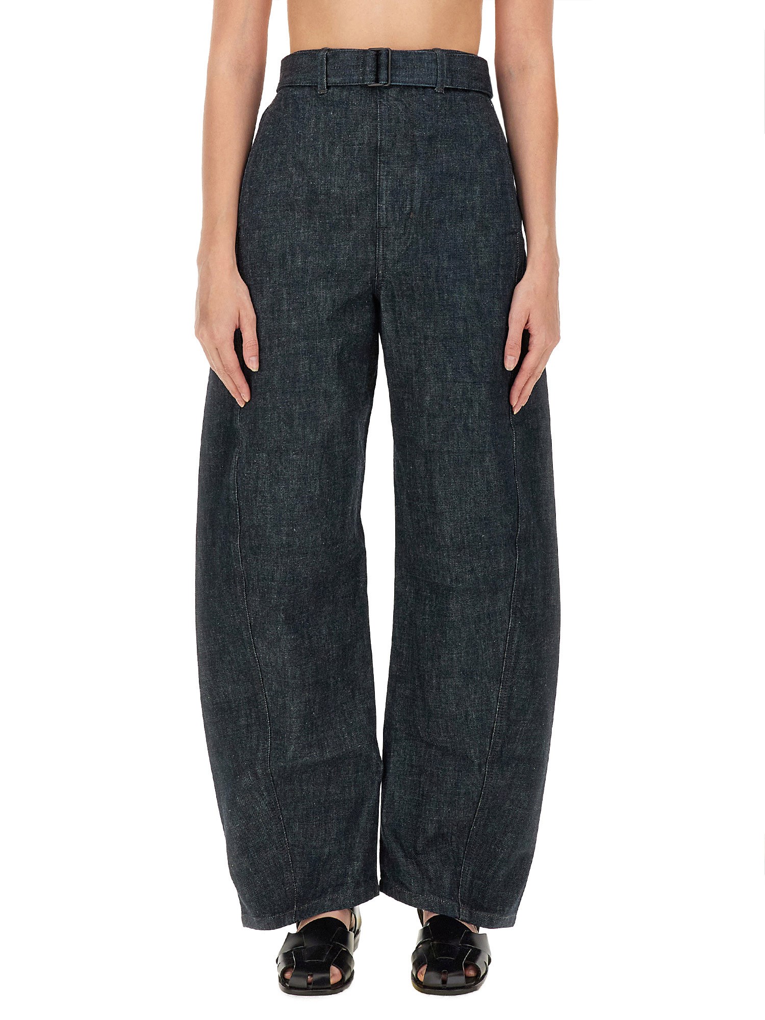 Lemaire lemaire belted pants