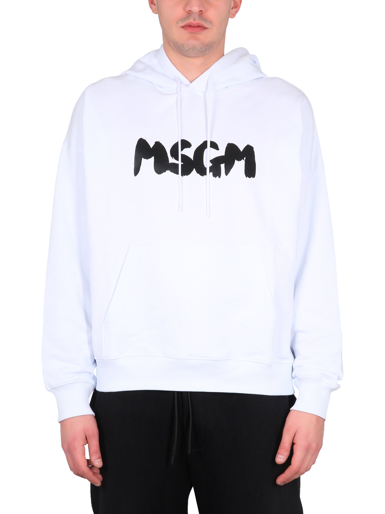 Msgm msgm sweatshirt with brushed logo