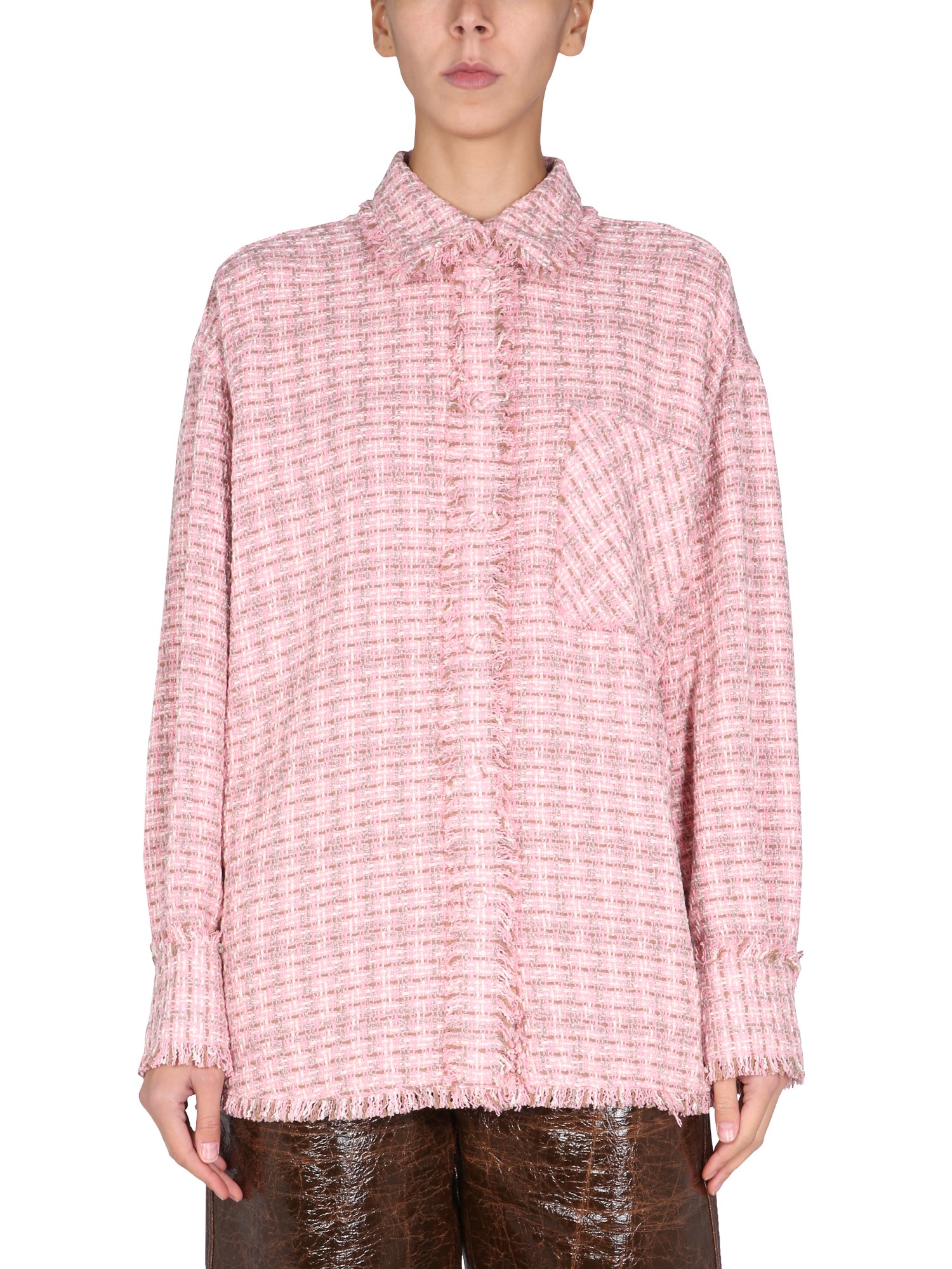 Msgm msgm oversize fit shirt