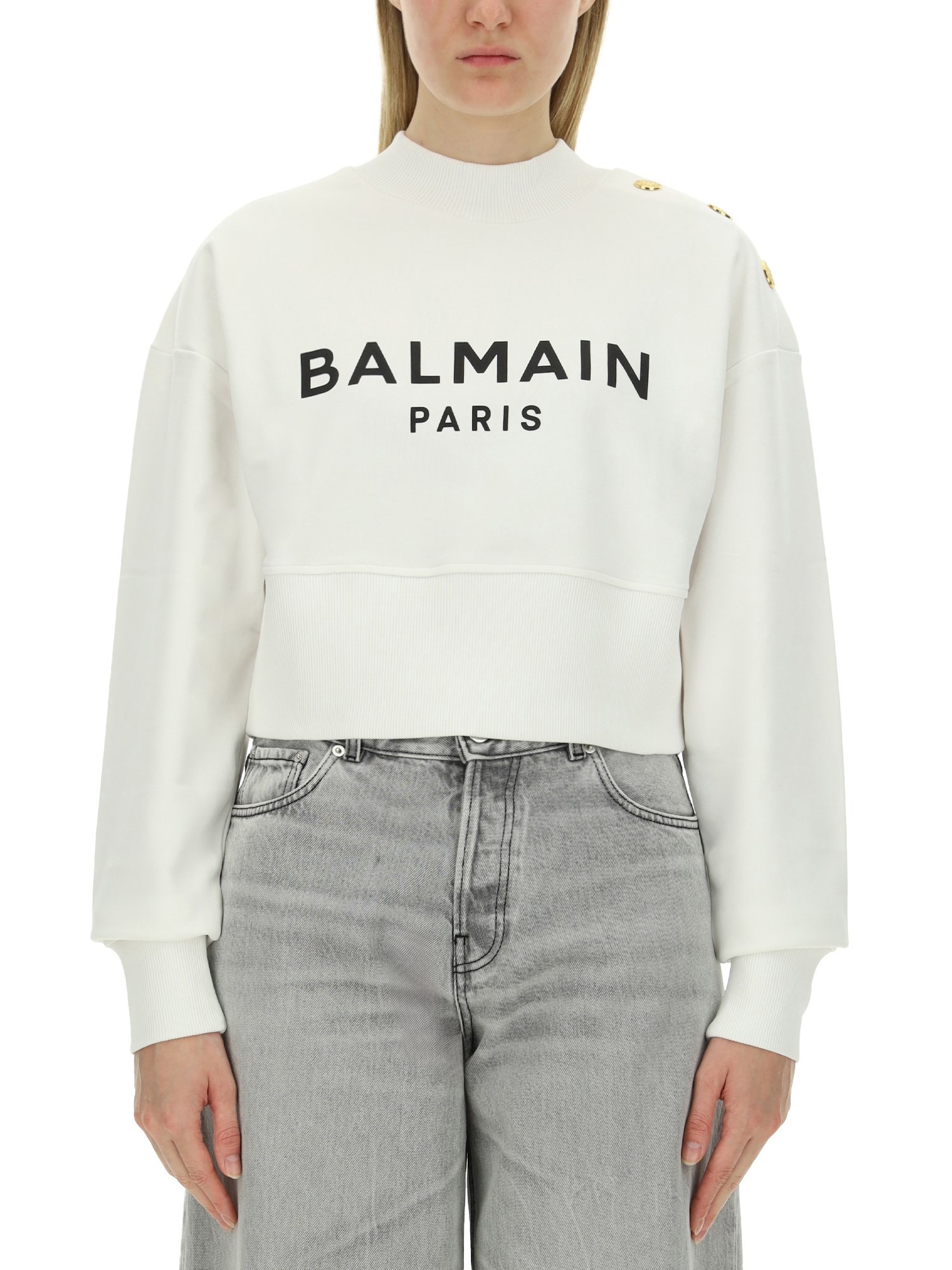 Balmain balmain sweatshirt with logo