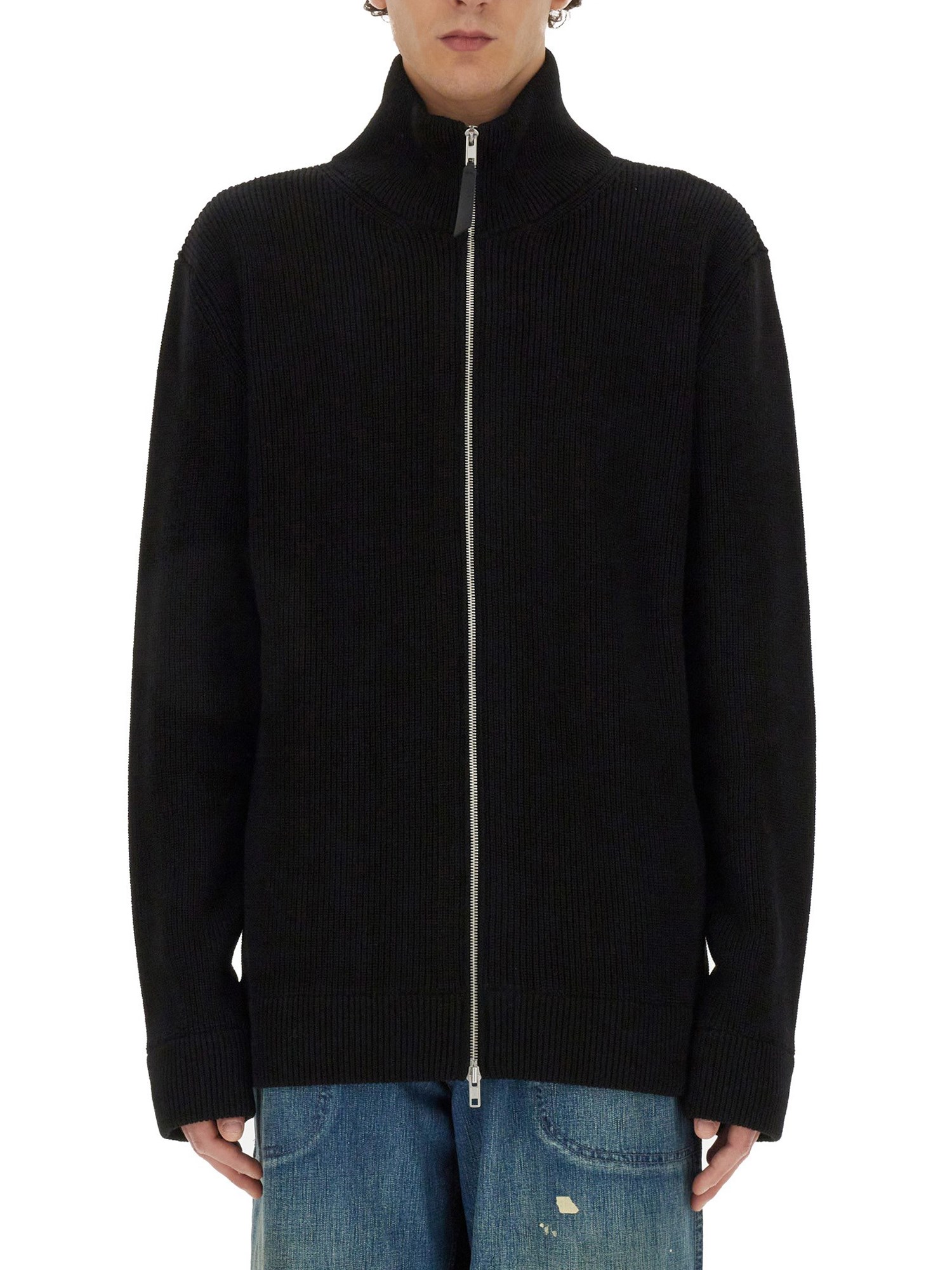 Maison Margiela maison margiela zippered cardigan