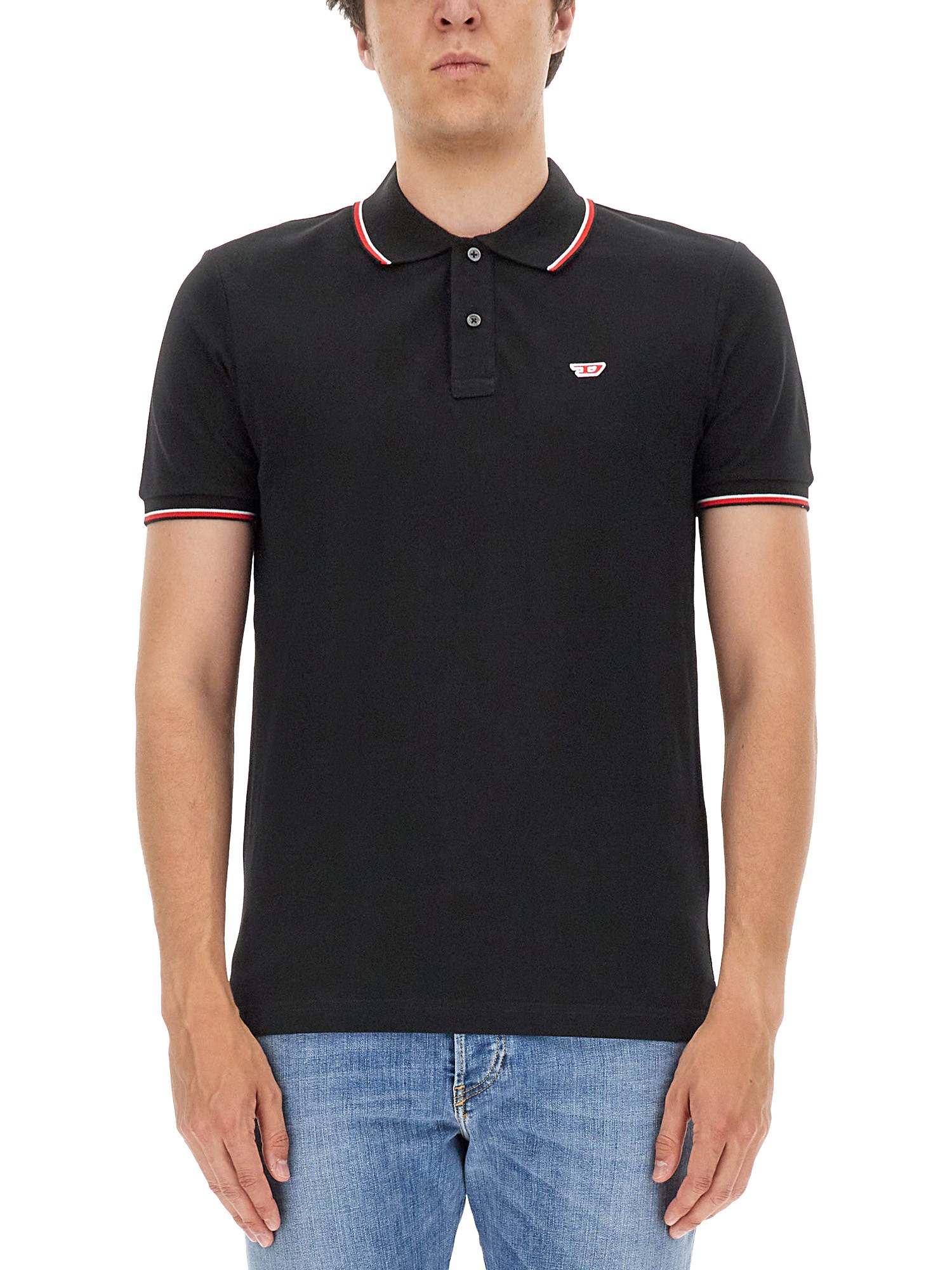 Diesel diesel polo with logo